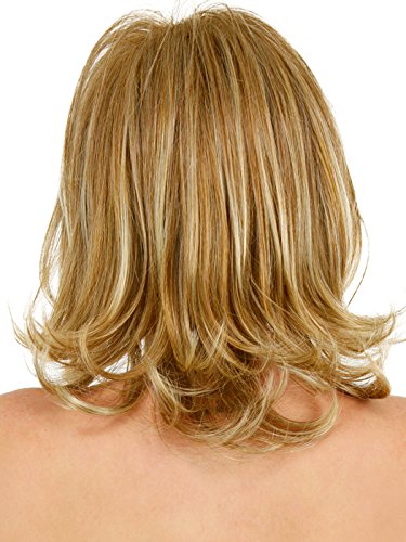 Raquel Welch Heat Friendly Synthetic Wig - RL4/6 Black Coffee Layered Feathered Bob with Flipped Ends | Memory Cap II for Women | Includes MaxWigs Hairloss Booklet | Perfect for Daily Wear, Cosplay & Hair Loss Solutions