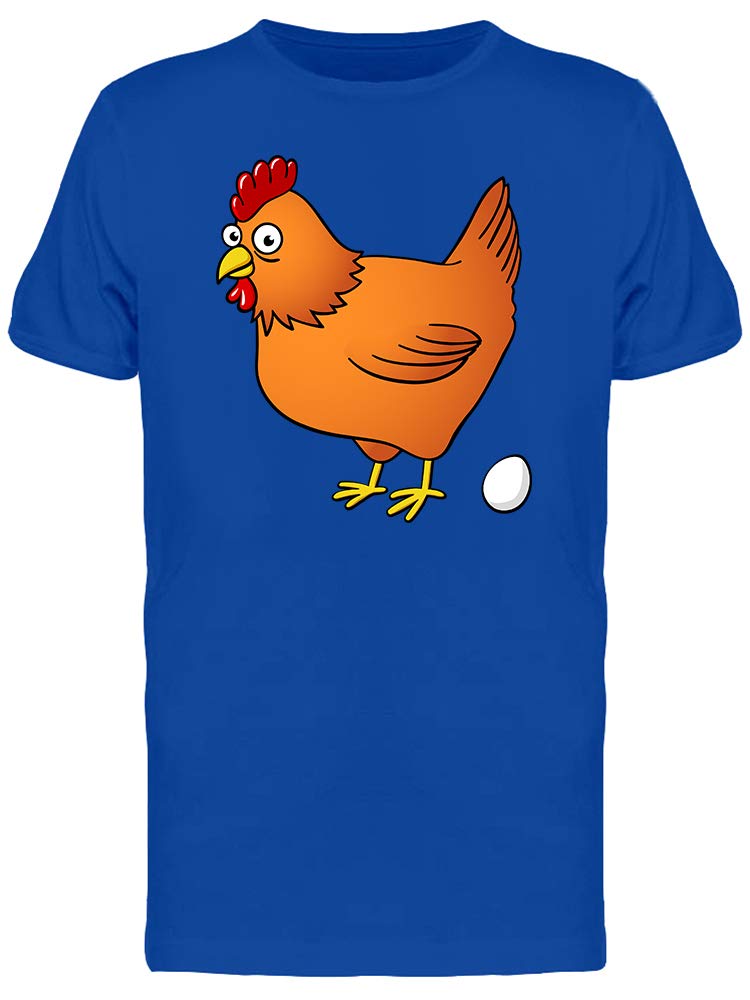 Smartprints Funny Chicken Graphic T-Shirt for Men - Casual Wear & Funny Gifts for Poultry Lovers - Perfect for Farm Life, Chicken Enthusiasts & Humor Apparel