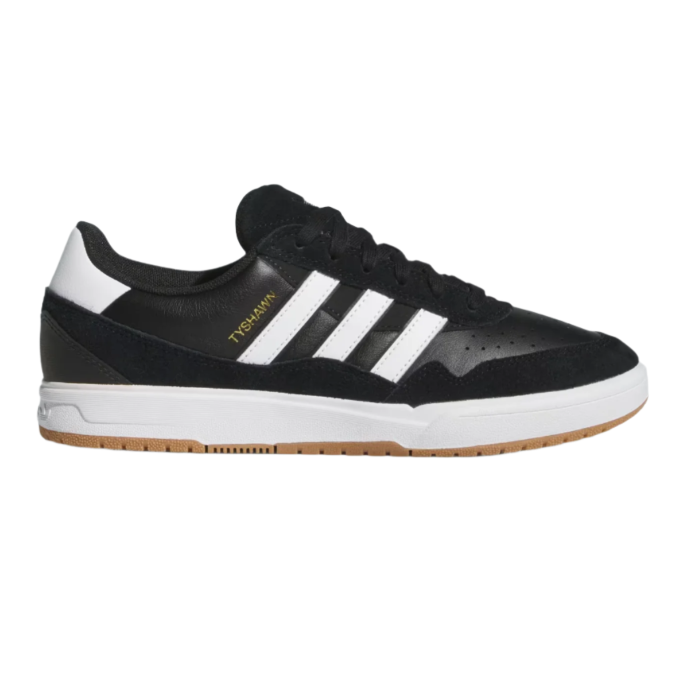 Adidas Tyshawn II Men's Basketball Shoes - Core Black/Cloud White/Gum Sole | High-Top Sneakers for Streetwear & Court Performance