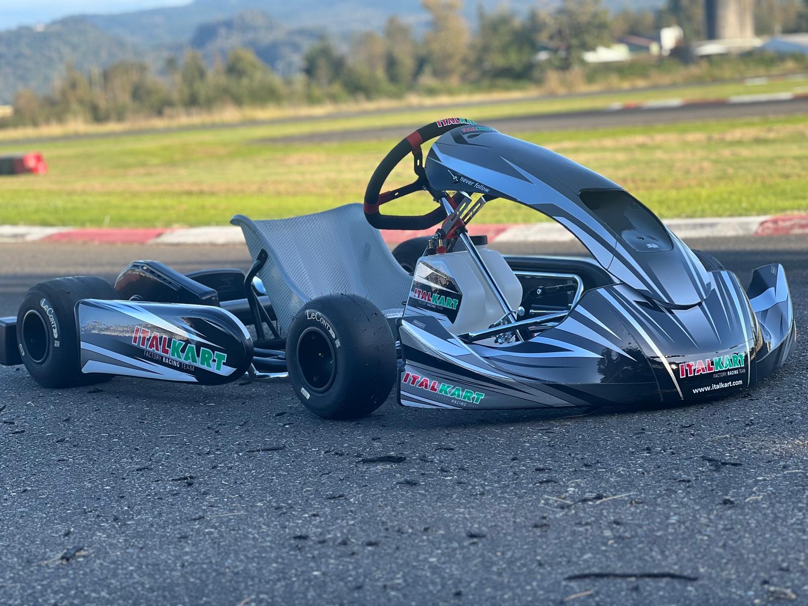 2025 Italkart Laguna KF/Tag Chassis - Premium Black Edition Racing Kart Frame for Competitive Karting | Perfect for Track Racing & Professional Karting Events