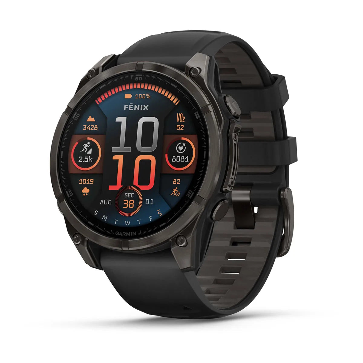 Garmin Fenix 8 Sapphire AMOLED 47mm GPS Smart Watch - Multisport Fitness Tracker with Heart Rate Monitor, Sleep Tracking & Outdoor Navigation for Running, Hiking, Swimming & Adventure Activities