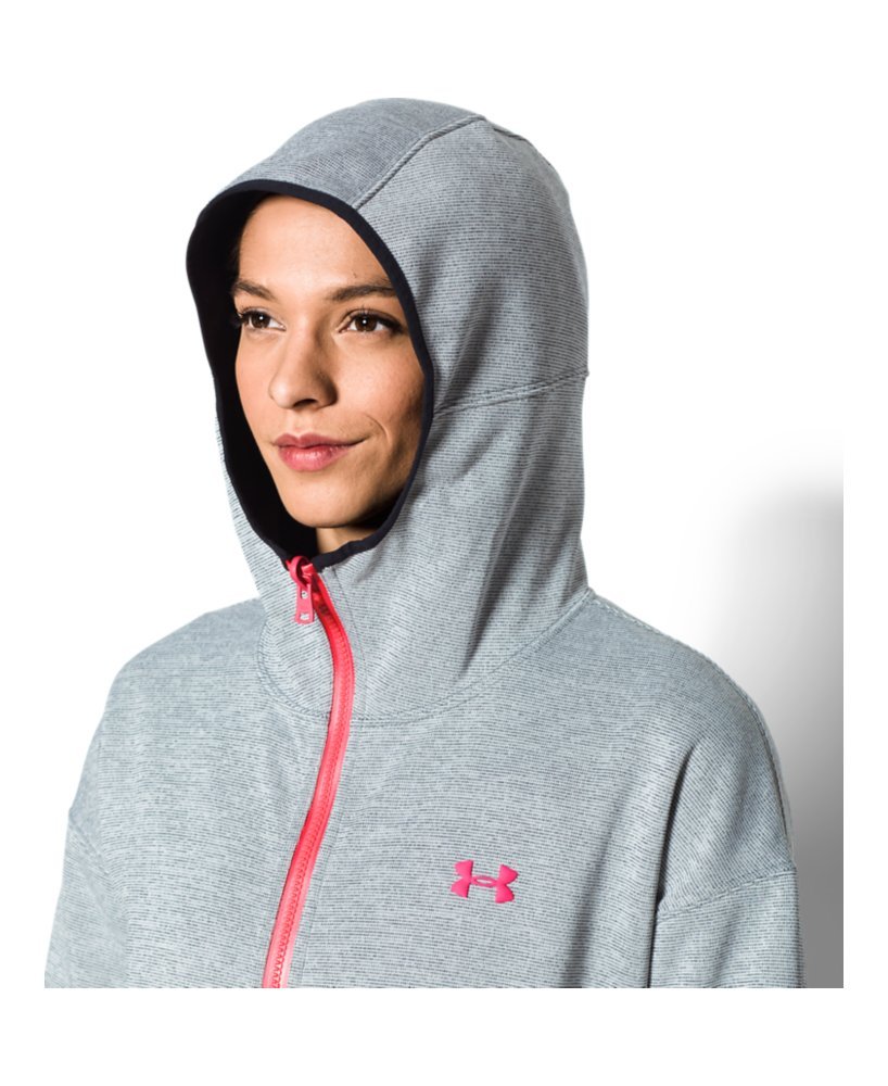 Under Armour Women's Double Threat Swacket - Lightweight Hooded Jacket for Running & Outdoor Activities | Water-Resistant & Breathable Activewear