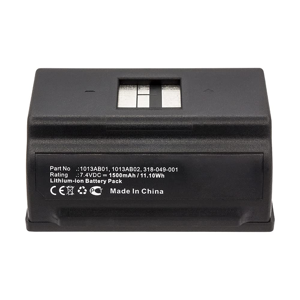 Synergy Digital Printer Battery - High Capacity 1500mAh Li-ion 7.4V Replacement for Intermec 1013AB01 | Compatible with Intermec PD41/CN3/CN4 Printers | Perfect for Warehouse, Retail & Logistics Barcode Scanning