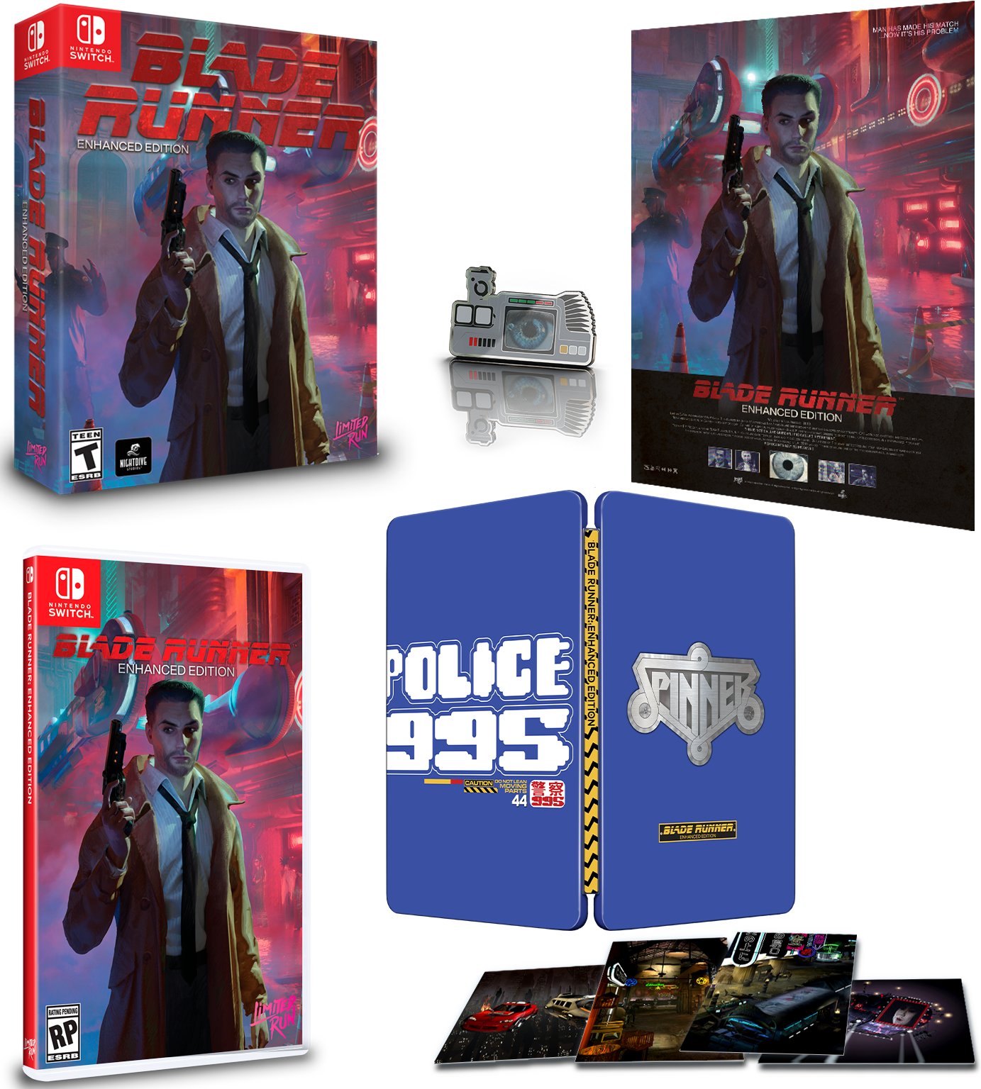 Blade Runner: Enhanced Edition Collector's Edition - Nintendo Switch Limited Run #153 - Perfect for Gaming Collectors & Sci-Fi Fans