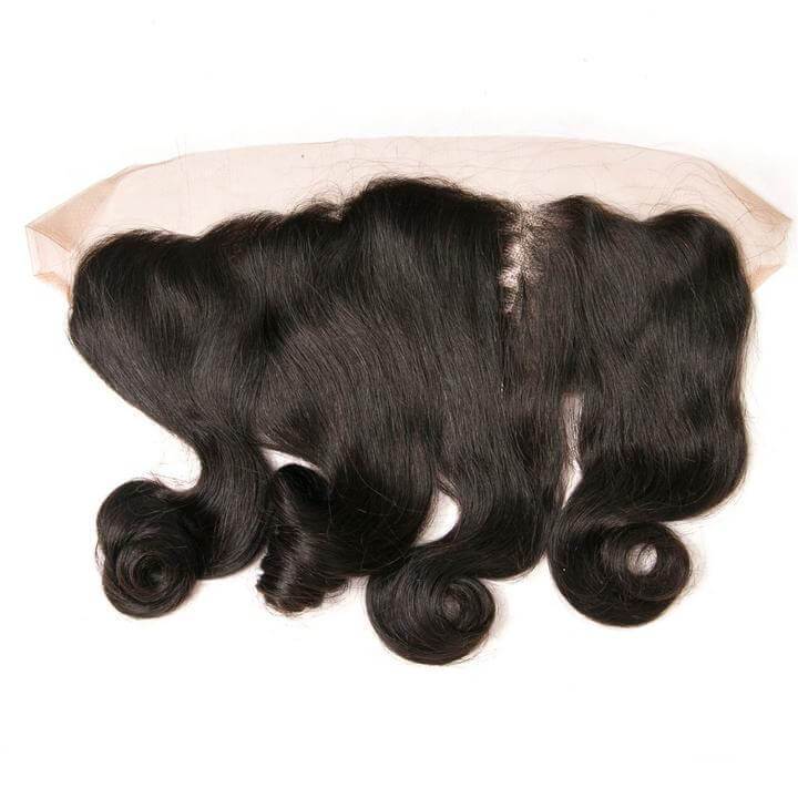 1 Piece Virgin Human Hair 13x4 Lace Frontal - Medium Brown 10-20 Inches | Natural Looking Hairline for Wigs & Extensions | Perfect for Daily Wear, Parties & Special Occasions