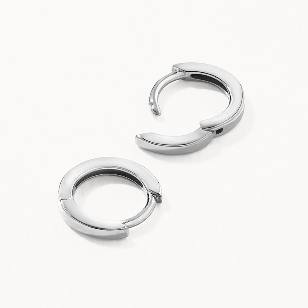 Mini Huggie Hoop Earrings in Sterling Silver - Perfect for Everyday Wear & Gifts