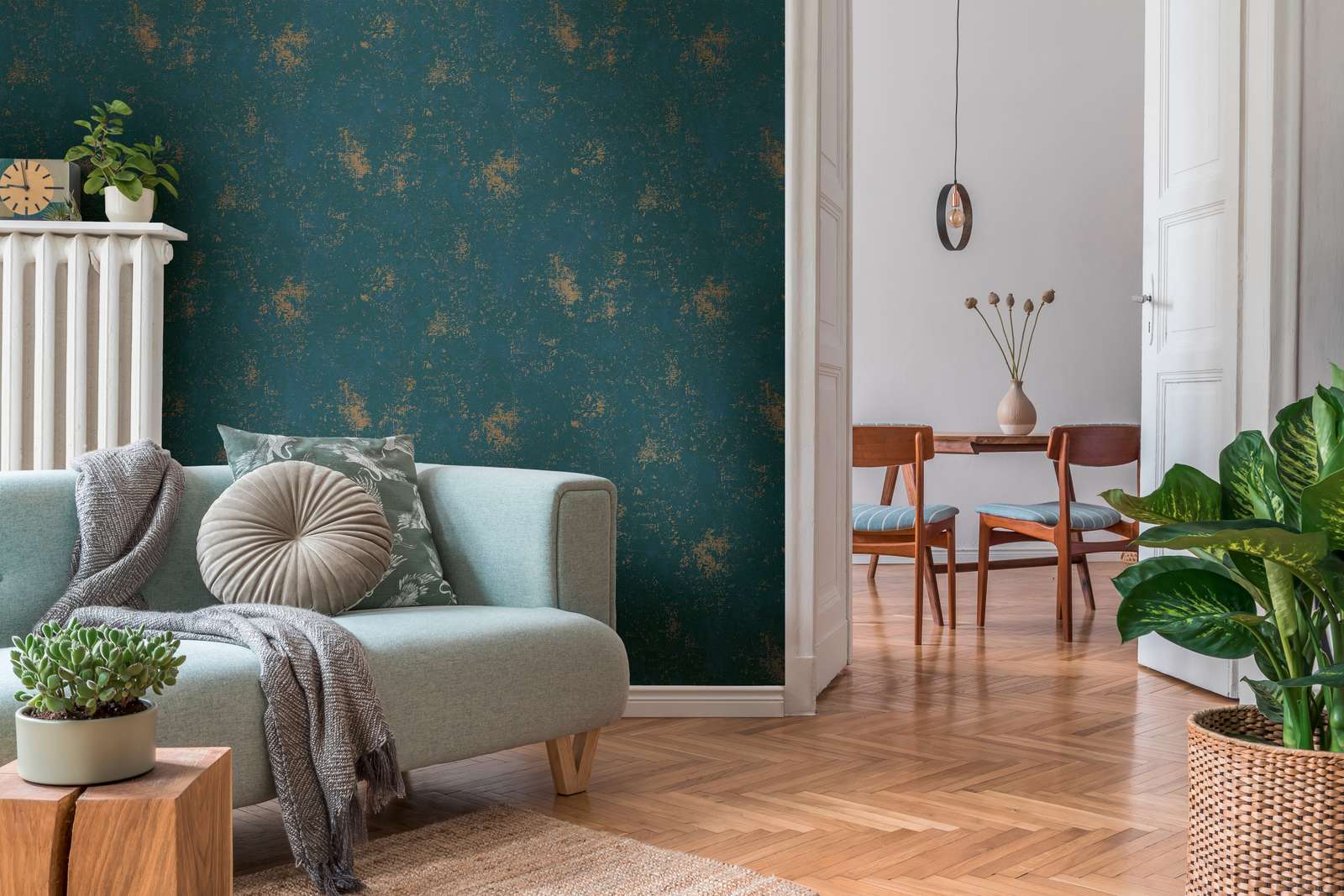 The Bos Metallic Texture - Premium Home Decor for Modern Living Rooms & Bedrooms | Elegant & Stylish Wall Art for Contemporary Spaces