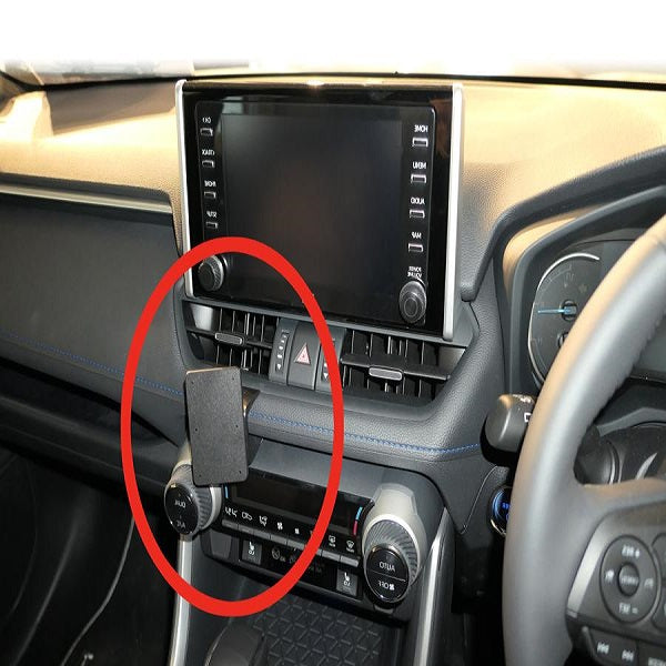 ClicOn No Holes Angled Dash Mount for Toyota RAV4 (2019-2025) - Secure Phone Holder for Hands-Free Navigation & Driving