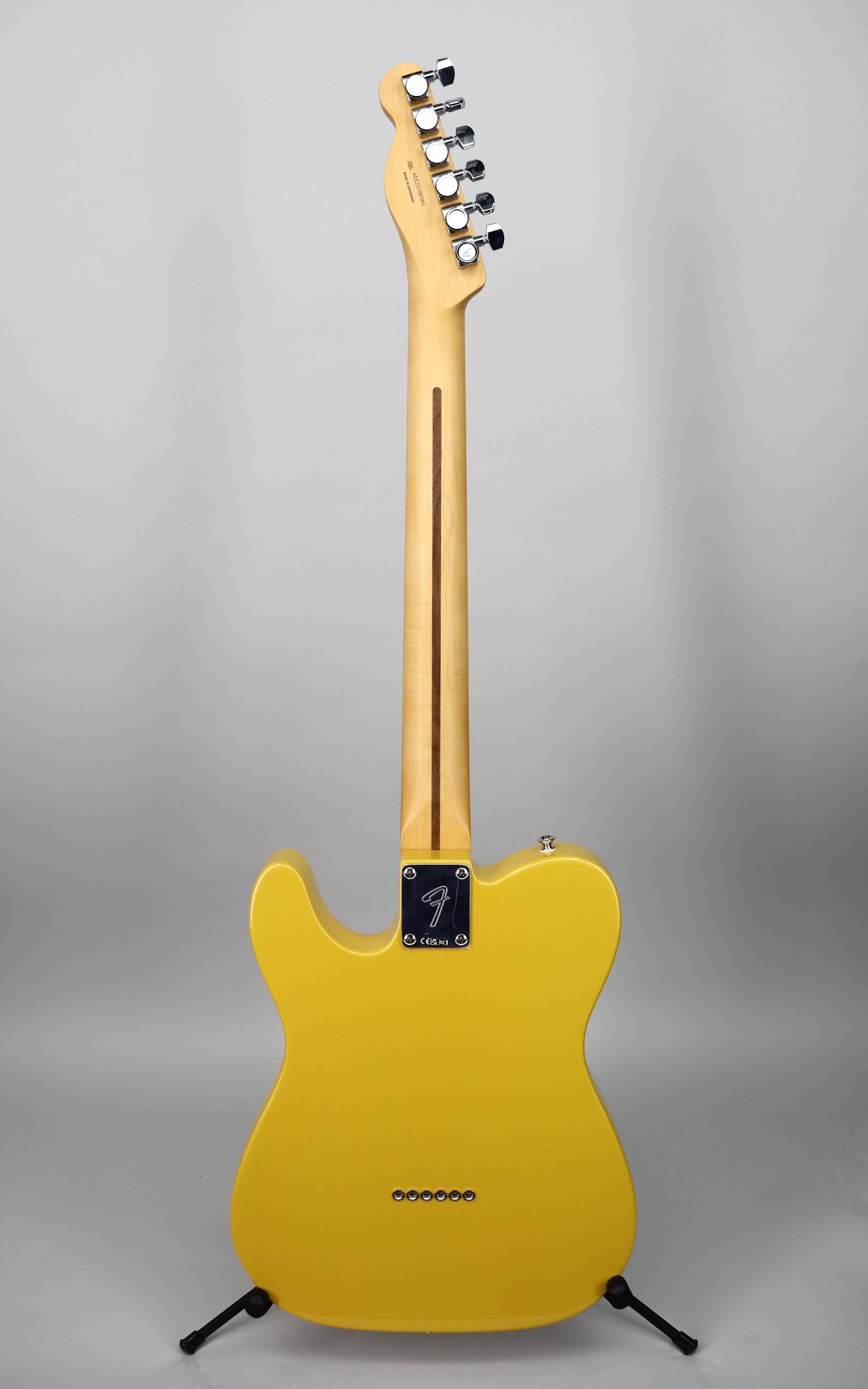 Fender Player II Modified Telecaster Electric Guitar with Maple Fingerboard in Sunshine Yellow - Perfect for Rock, Blues, and Studio Recording