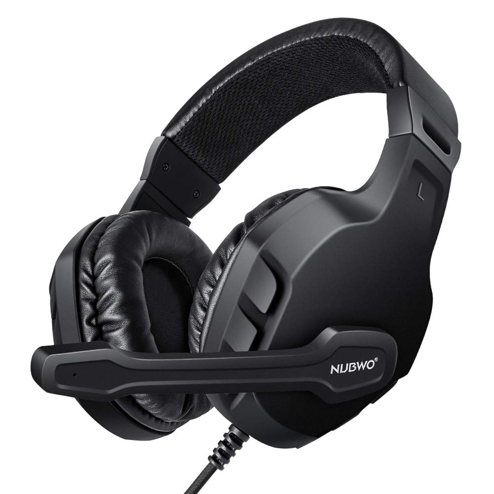 Lupsan Pro Gaming Headset with Noise-Canceling Mic for Xbox One/PS4/PC - Stereo Surround Sound Headphones for Xbox One S/X, PlayStation 4, Computer Games & Skype Calls - Perfect for Competitive Gaming & Online Chatting