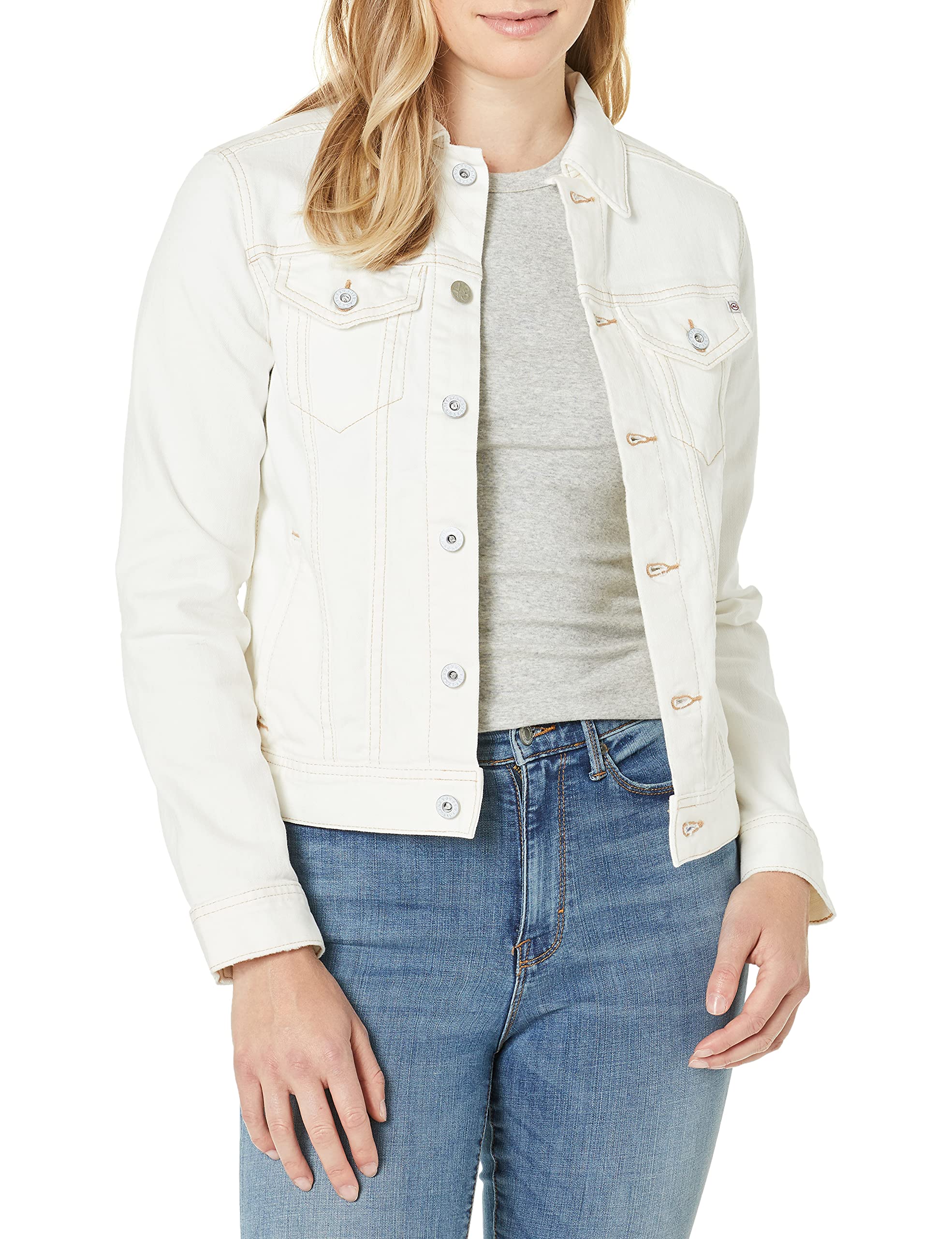 AG Jeans Women's MYA Denim Jacket - Stylish Distressed Denim Jacket for Women | Casual Outerwear for Spring & Fall | Perfect for Layering, Street Style & Everyday Wear