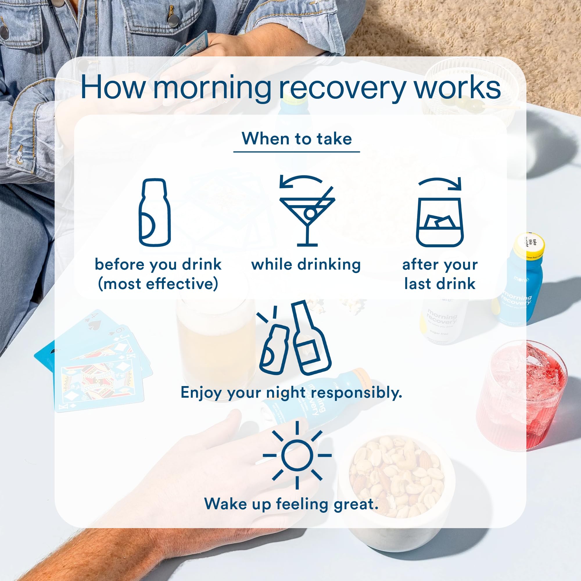 Morning Recovery Electrolyte Drink with Milk Thistle & DHM - Fast Hydration for Hangover Relief, Highly Soluble Liquid Formula, Original Lemon Flavor (24 Pack) - Perfect for Post-Party Recovery & Next-Day Wellness