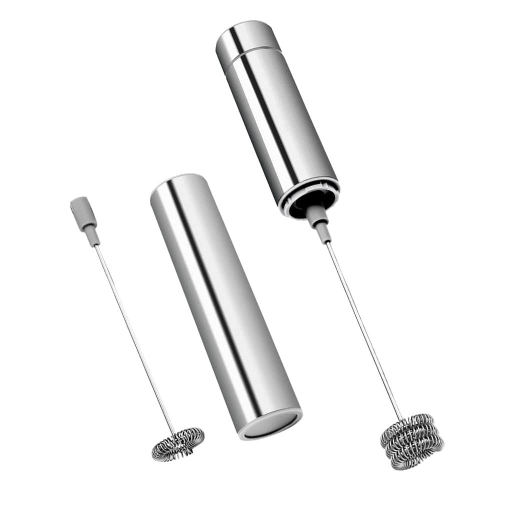 Handheld Electric Milk Frother for Coffee - Portable Battery Operated Foam Maker for Latte, Cappuccino & Hot Chocolate - Perfect for Home, Office & Travel Use