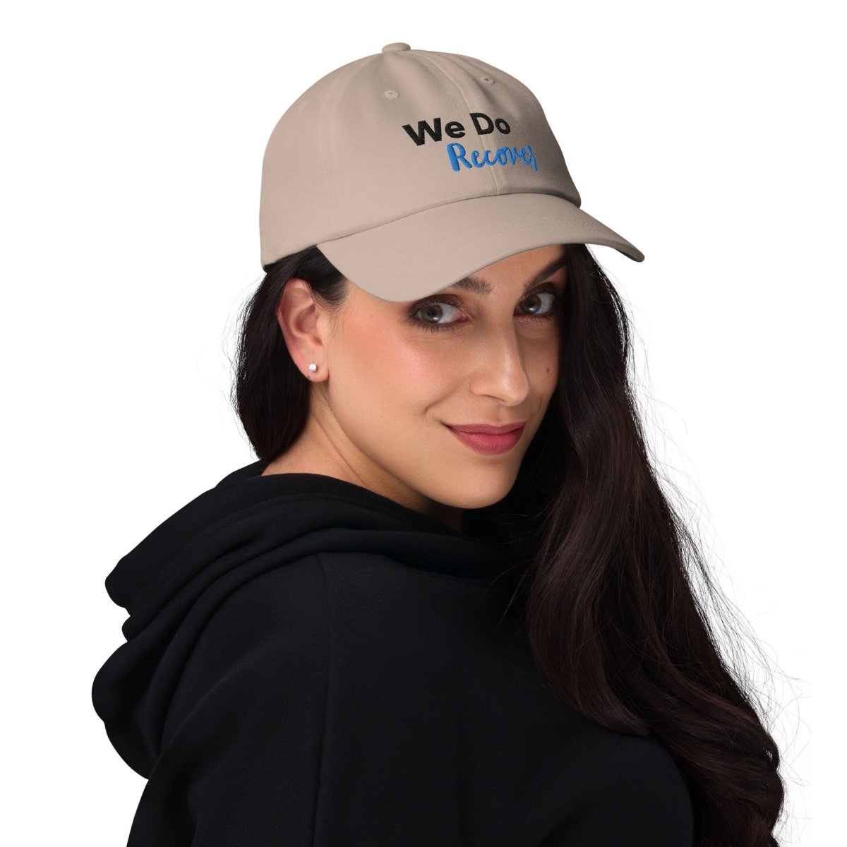We Do Recover Dad Hat - Lightweight Cotton Sobriety Hat for Men & Women - Celebrate Recovery & Support Community - Perfect for AA Meetings, Sober Events & Everyday Wear