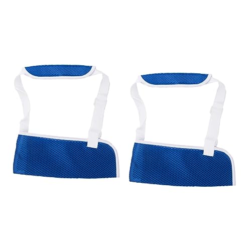 Hemoton 2-Pack Adjustable Shoulder Immobilizer & Arm Sling for Kids - Breathable Medical Wrist Support with Comfortable Cuff - Perfect for Broken Arm Recovery, Sports Injuries, and Post-Surgery Support