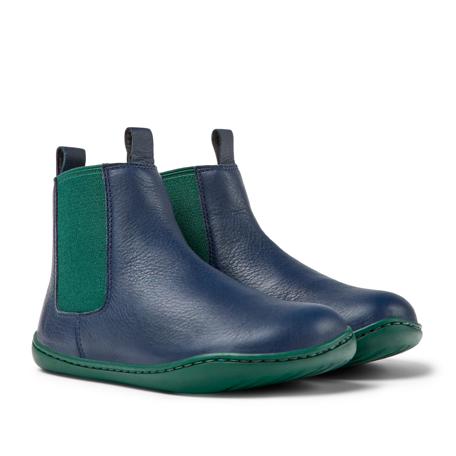 **Dark Blue Camper Kids Peu Cami - Comfortable & Stylish Outdoor Shoes for Boys & Girls - Perfect for Hiking, Camping & Everyday Adventures**