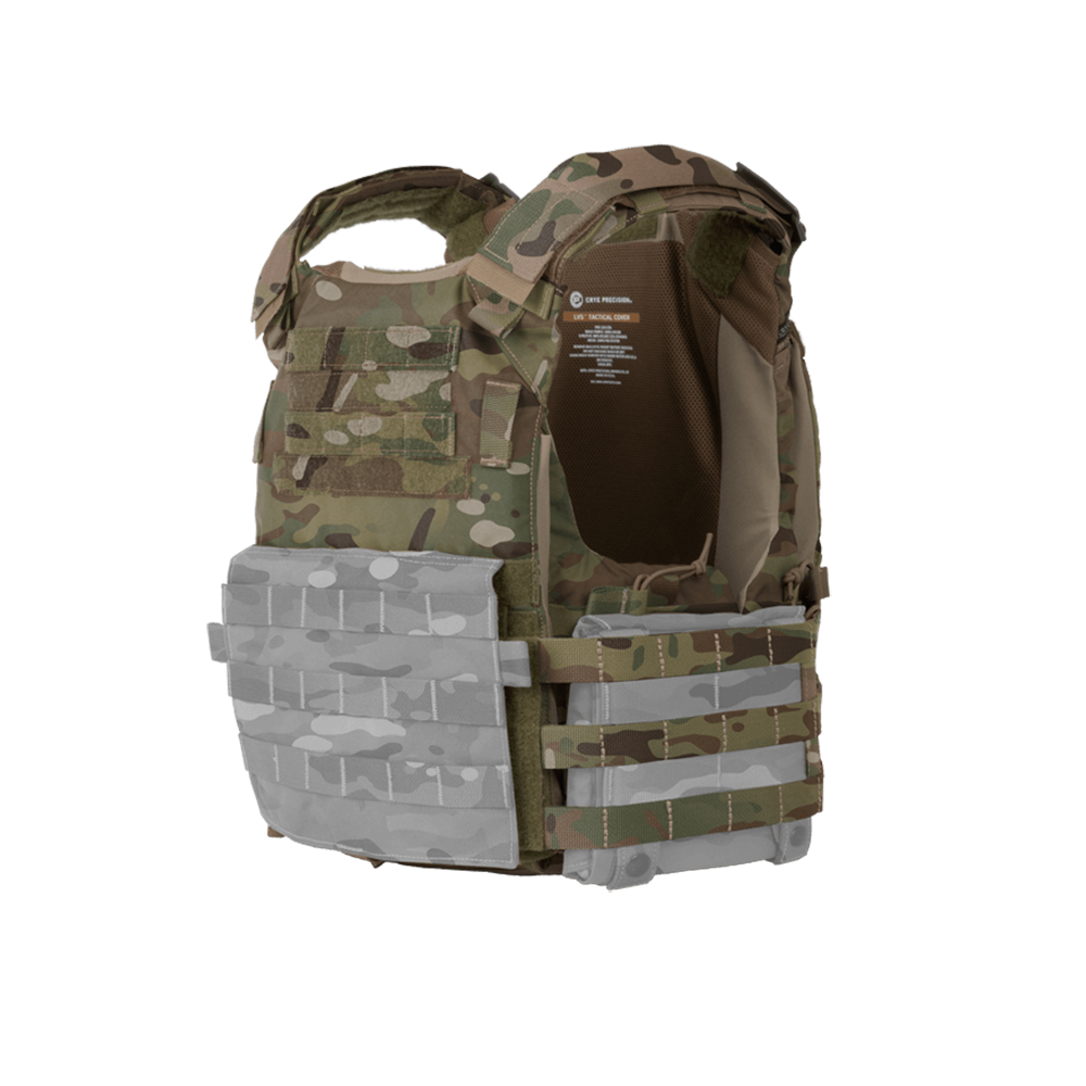Crye LVS Tactical Cover - SKELETAL Cummerbund with Magazine & Radio Pouches | Military Gear for Tactical Operations, Airsoft & Outdoor Adventures
