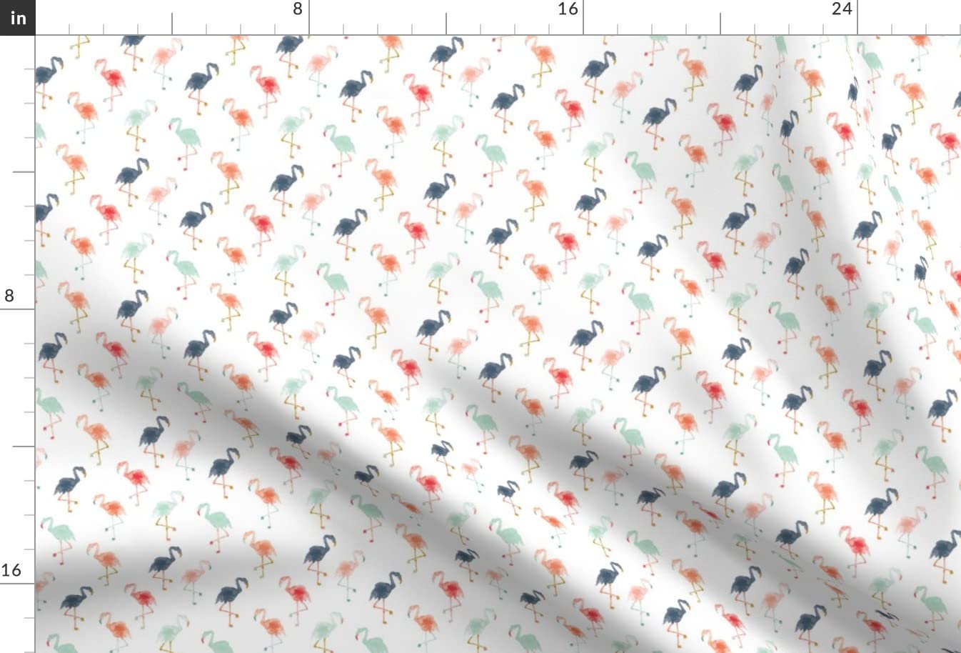 Flamingo Bloom Tropical Print Minky Fabric by The Yard - Soft Plush Fabric for Sewing Baby Blankets, Quilt Backing & DIY Projects - Perfect for Nursery Decor, Home Textiles & Crafting