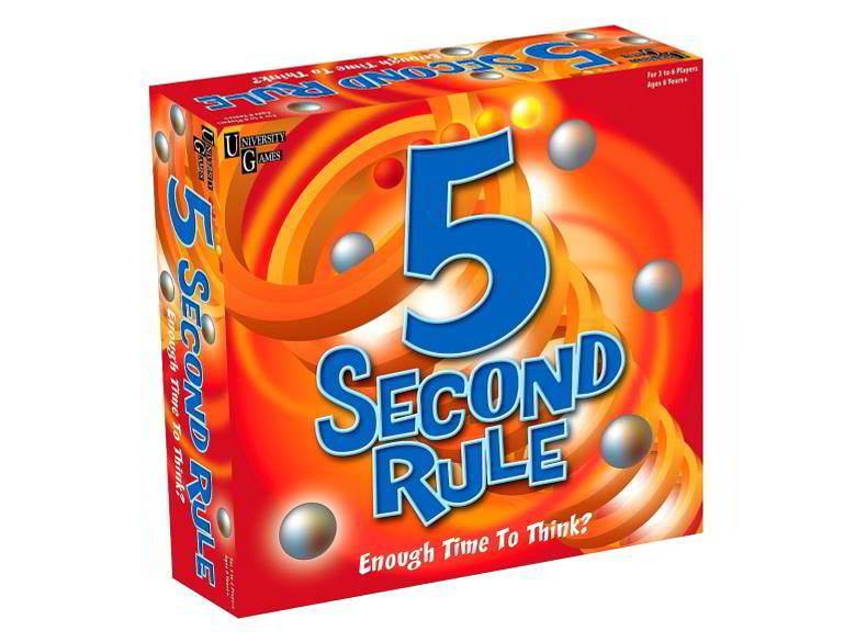 5 Second Rule Board Game - Fast-Paced Family Fun Party Game for Kids & Adults - Perfect for Game Nights, Gatherings & Team Building Activities