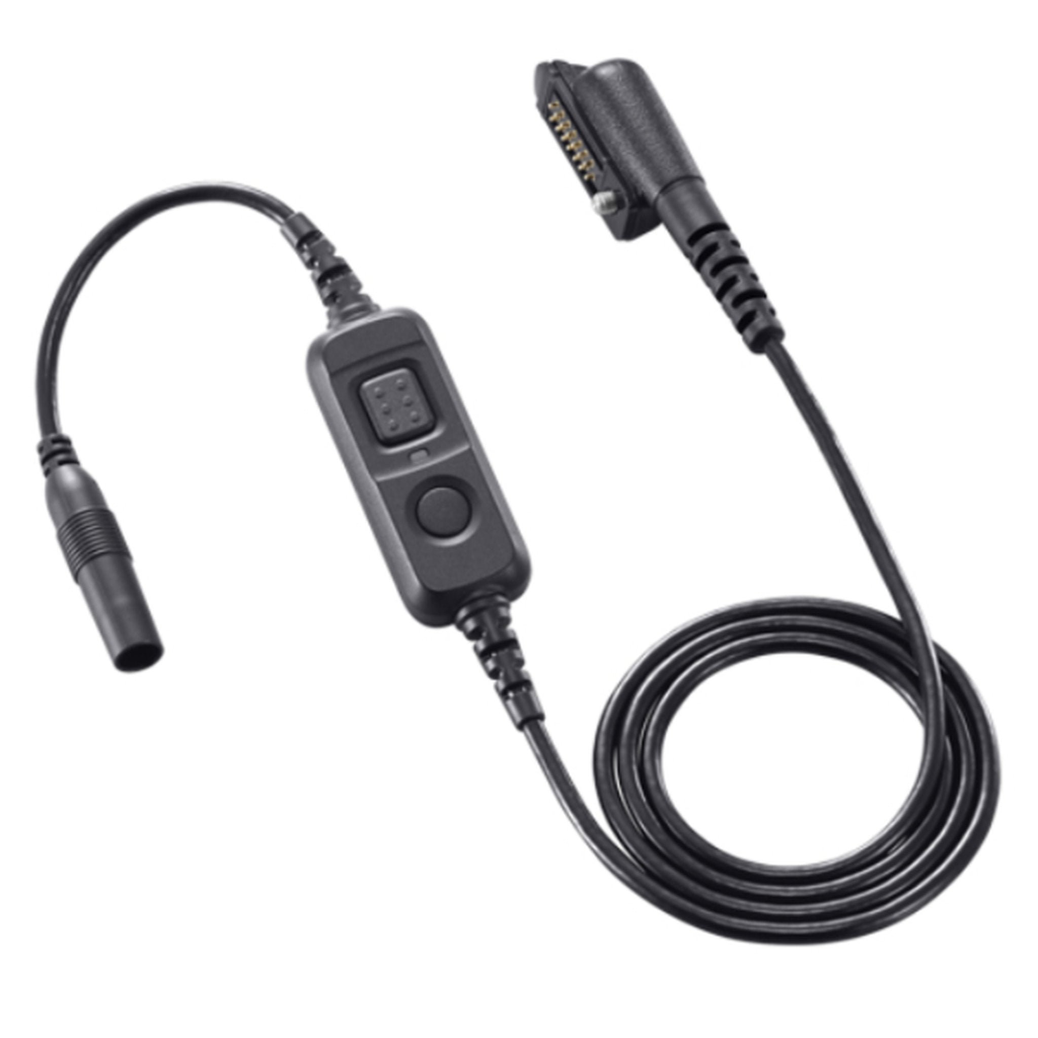 Icom VS-5MC PTT/VOX Switch Cable Compatible with F52D, F62D, M85 - Hands-Free Communication for Two-Way Radios - Perfect for Security, Construction & Outdoor Adventures