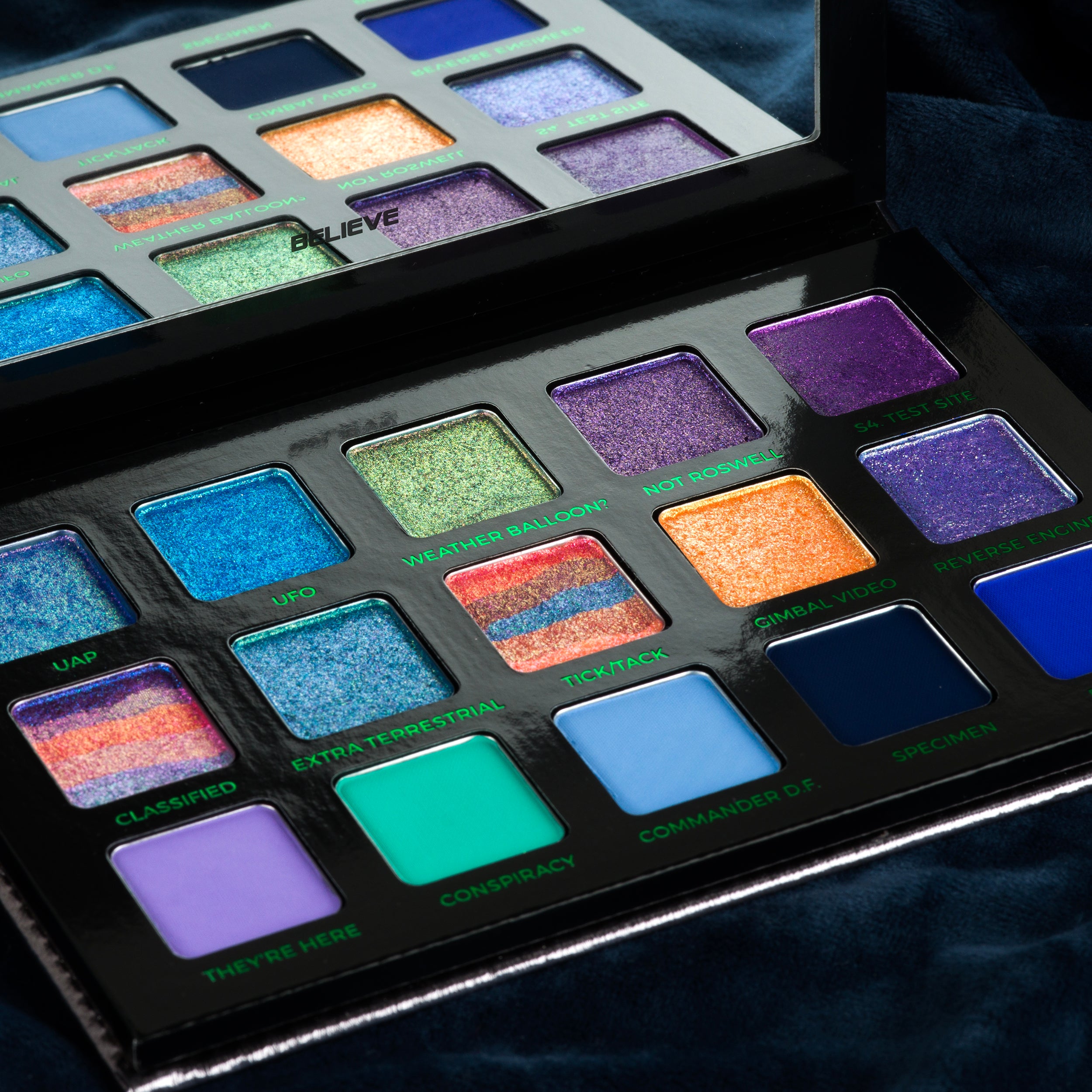 Element 115 Eyeshadow Palette - 12 Highly Pigmented Matte & Shimmer Eyeshadows for Professional Makeup | Perfect for Day to Night Looks, Parties & Special Occasions