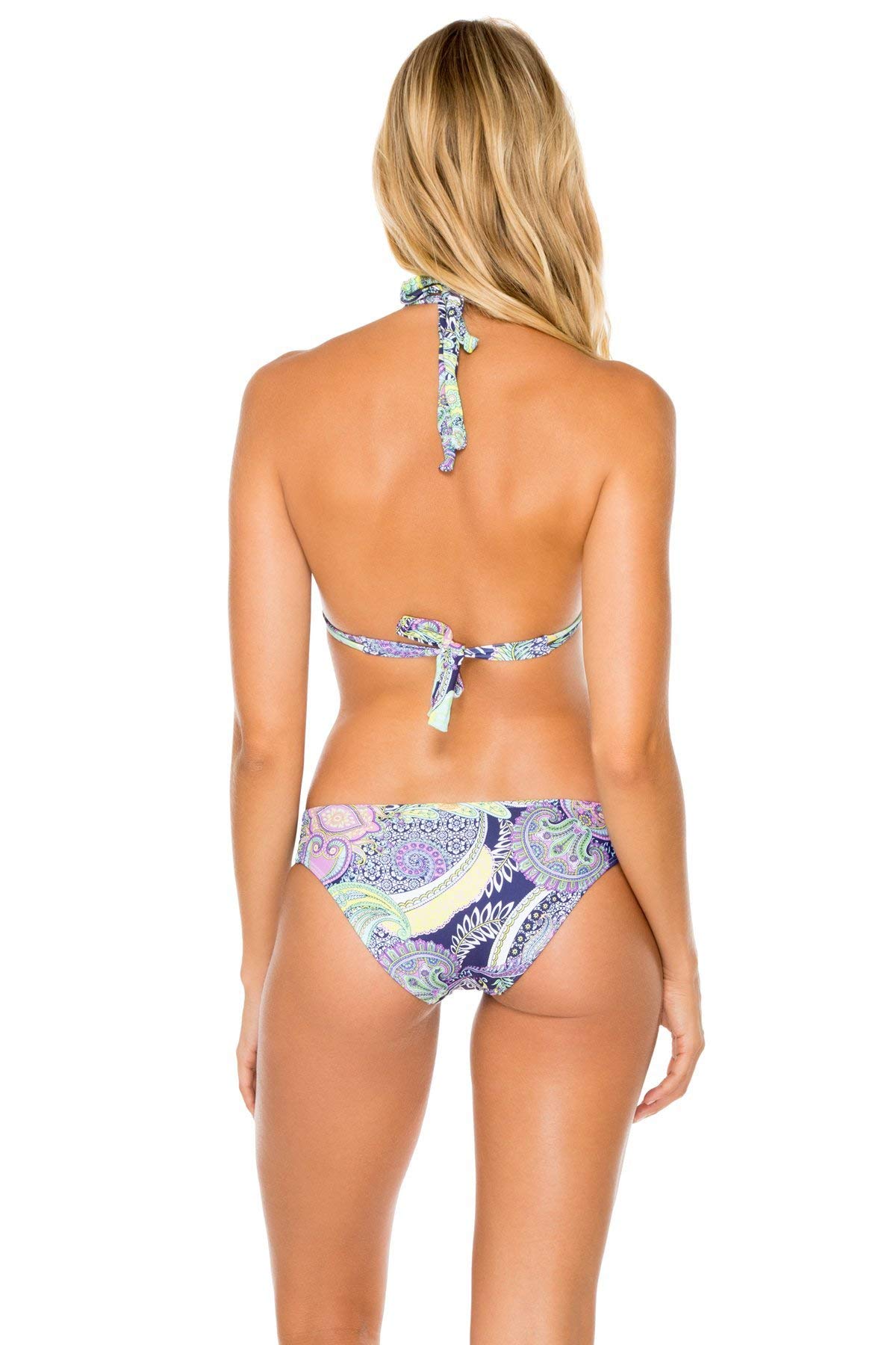 Luli Fama Women's Triangle Bikini Top - Comfortable Swimwear for Beach, Pool & Vacation | Adjustable Straps & Soft Fabric