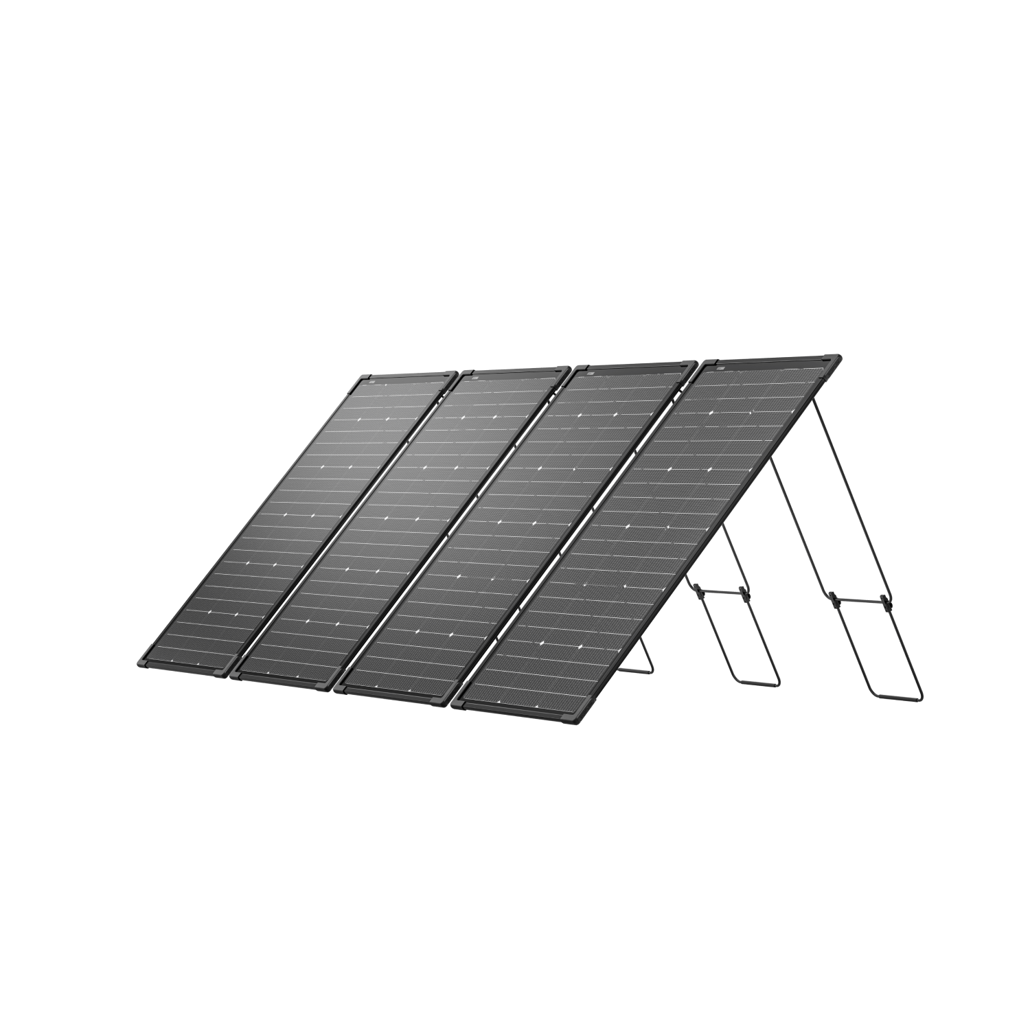 EcoFlow 125W x 4 Bifacial Solar Panel Kit (500W Total) with APP Control - Portable Solar Power for Camping, RV & Off-Grid Living