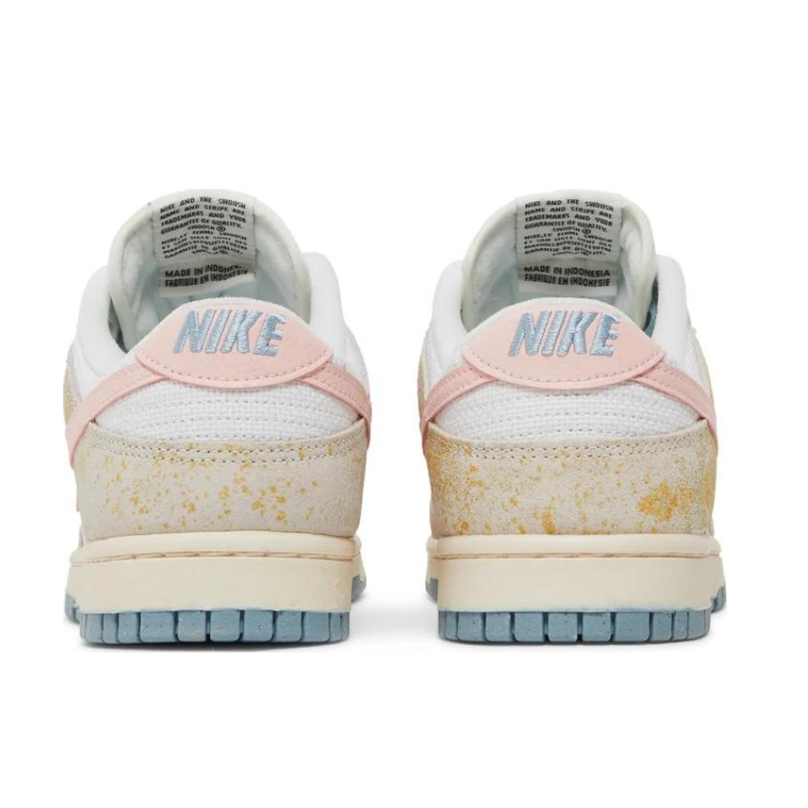 Nike Dunk Low Retro Oxidized White Pink Blue Sneakers - Casual & Streetwear Fashion for Men & Women | Perfect for Everyday Wear, Gym, and Urban Style