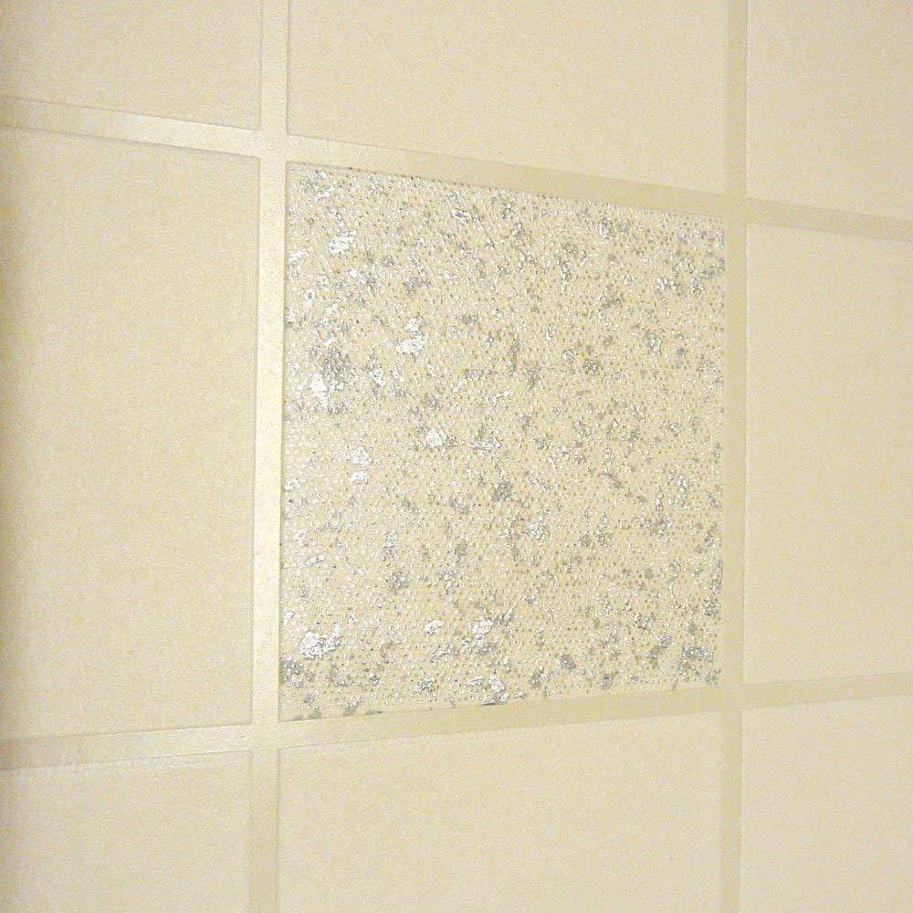 White & Silver Granite Peel and Stick Wallpaper - Self-Adhesive Backsplash Tile for Kitchen & Bathroom - Easy DIY Home Decor Upgrade - Waterproof & Removable for Countertops, Showers, and Accent Walls