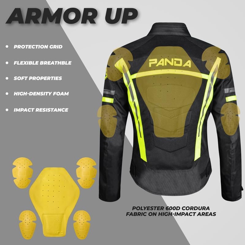 **Women's CE Armor Motorcycle Jacket - Waterproof All-Season Touring & Dual Sport Biker Jacket for Women - Perfect for Adventure Riding & Commuting**