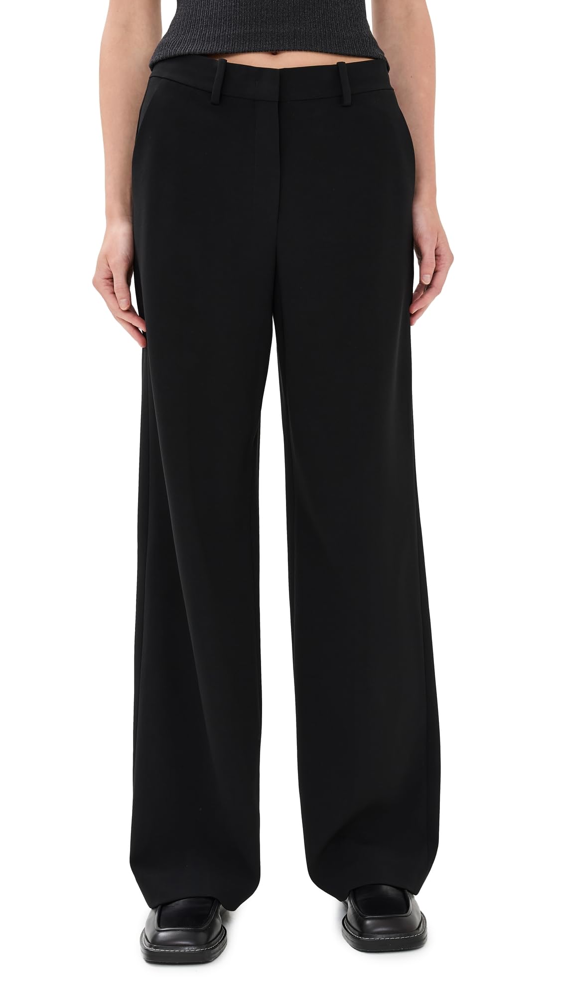 Theory Women's Relaxed Fit Straight Leg Pants - Comfortable Office & Casual Wear for Professional & Everyday Style