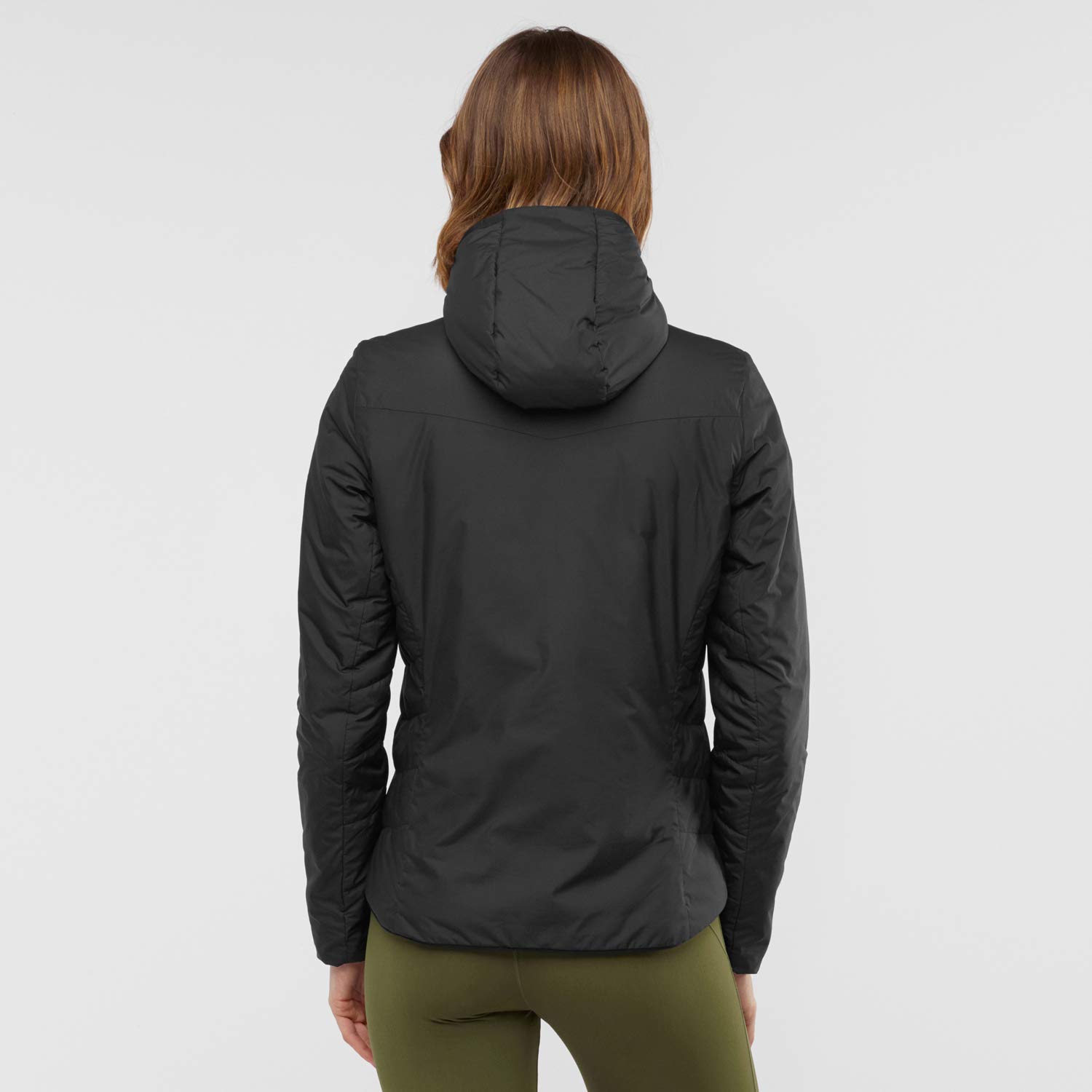 Salomon Women's Outrack Insulated Hoodie - Waterproof Winter Jacket with Fleece Lining for Hiking, Skiing & Outdoor Activities