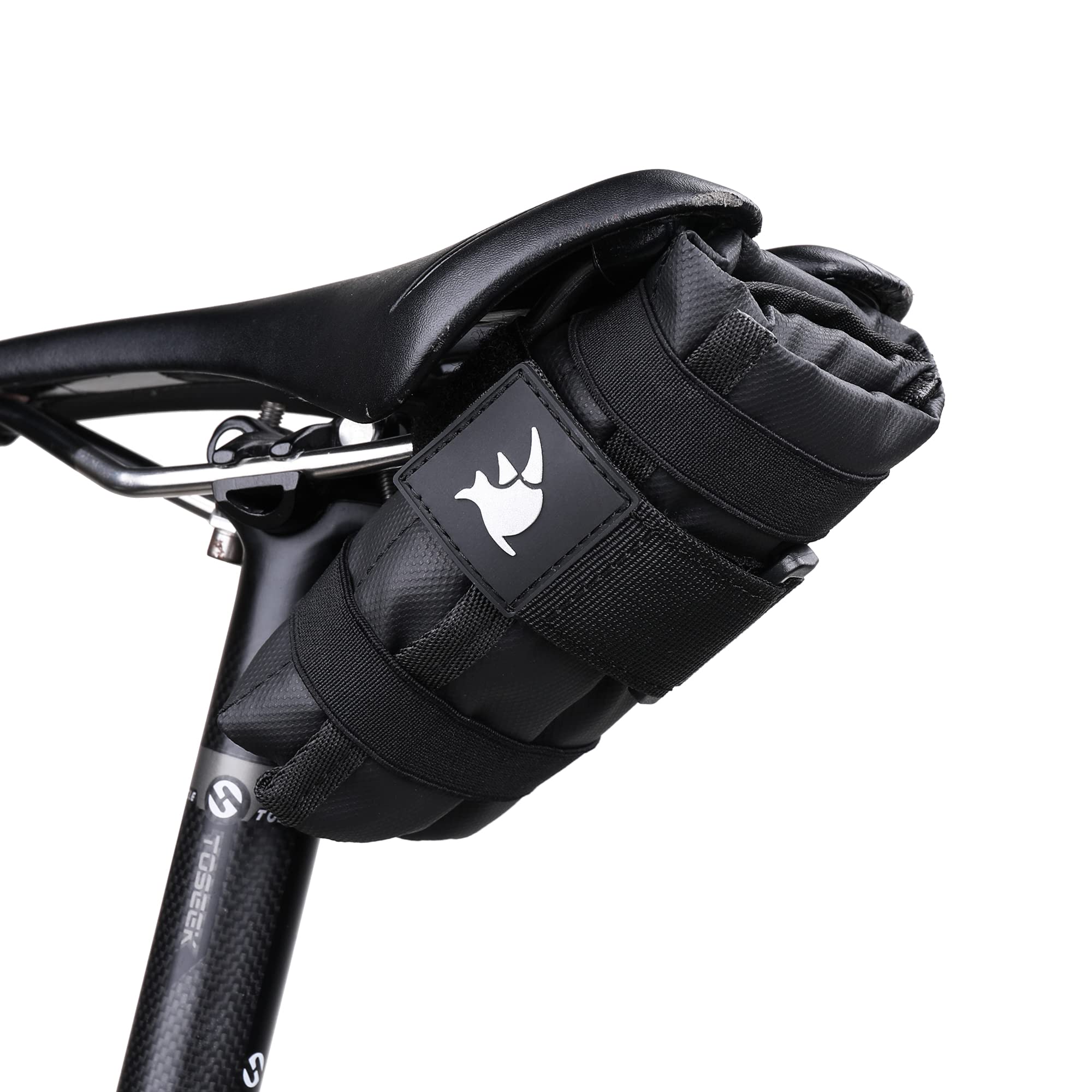 Rhinowalk Bike Saddle Bag - Waterproof Bicycle Roll Tool Pouch for Repair Tools & Accessories - Compact Storage for Mountain Bike, Road Bike, MTB & Fixed Gear - Perfect for Cycling Commutes & Outdoor Adventures