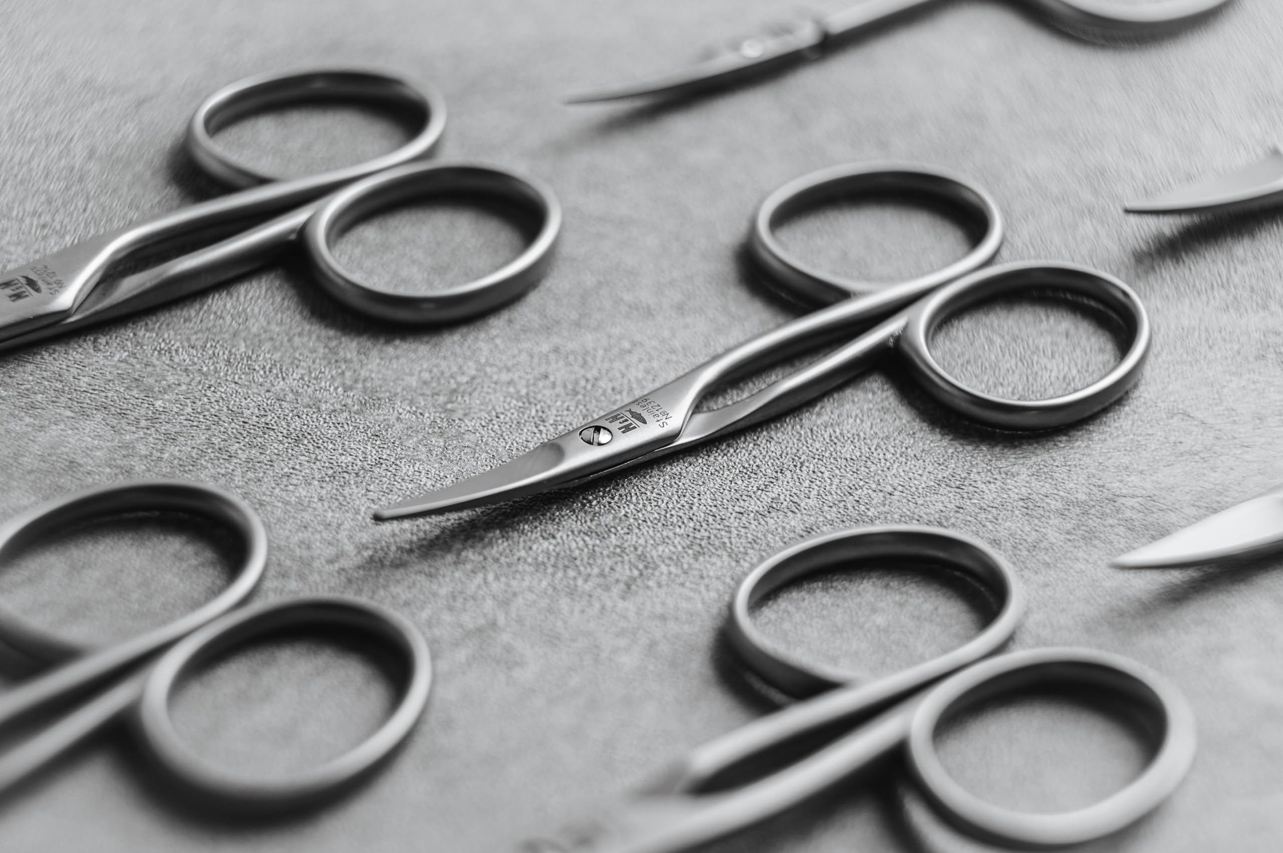Premium Stainless Steel Nail & Cuticle Scissors - Professional European Grooming Tool by NN Knives | Family-Owned Since 1971 | Perfect for Baby Care, Manicures & Pedicures at Home or Salon