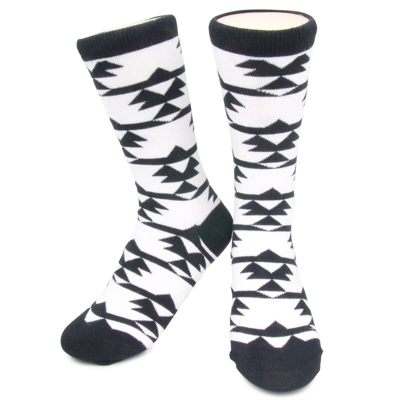 Aztec Pattern Socks for Men, Women, Boys & Girls - Trendy Fashion Crew Socks with Native American Design - Perfect for Casual Wear, Gifts & Holiday Outfits