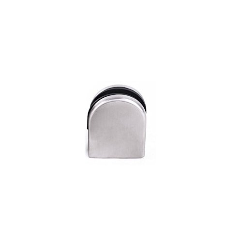 20 Pack Stainless Steel Glass Clamp Holders - Flat Glass Connection Clamps for Secure Fastening - Perfect for Glass Shelves, Tabletops, and DIY Projects