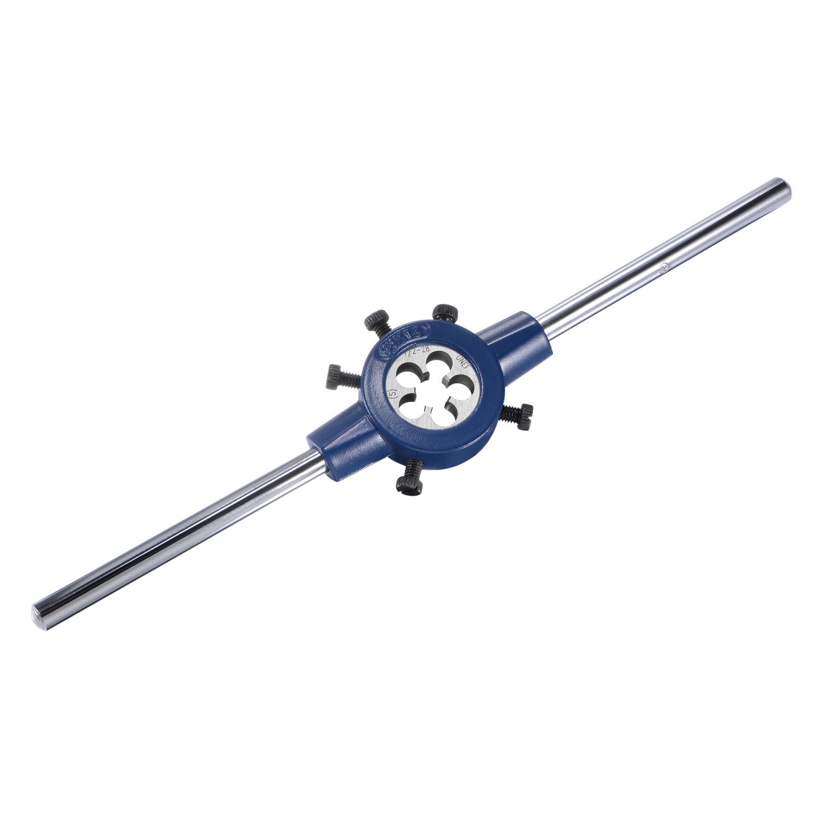 1/2-28 UNEF Thread Die Handle Set with 26mm-38mm OD / M12-M16 Die Wrench Tool Kit - Perfect for Thread Repair & Pipe Fitting - Ideal for Plumbing, Automotive, and DIY Projects