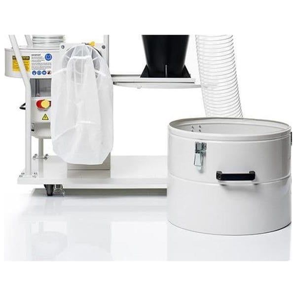 Twister T4 Trim Saver Stainless Steel Dust Bin with Cleanable Cyclone - Perfect for Woodworking, Metalworking & DIY Projects