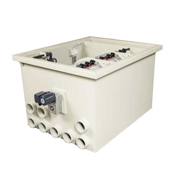 Sea Side Aquatics PP100 Rotary Drum Filter (RDF) - High-Efficiency Mechanical Filtration for Aquaculture & Koi Ponds - Perfect for Water Treatment and Waste Removal in Large Fish Farms