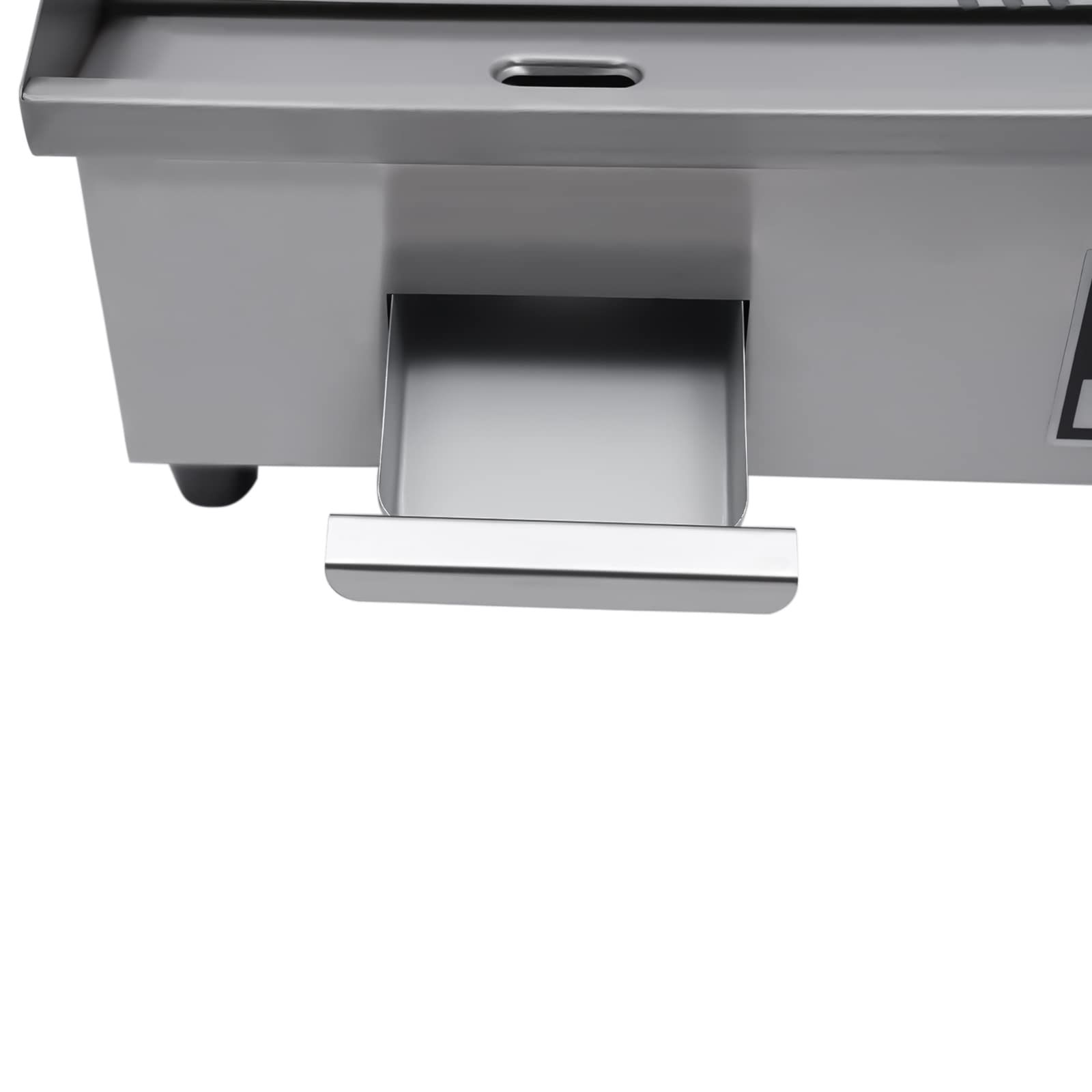 22 Inch 1600W Commercial Electric Countertop Griddle Grill - Stainless Steel Flat Top Grill for Restaurants, Diners & Home Cooking - Perfect for Pancakes, Burgers, Steaks & Breakfast Foods