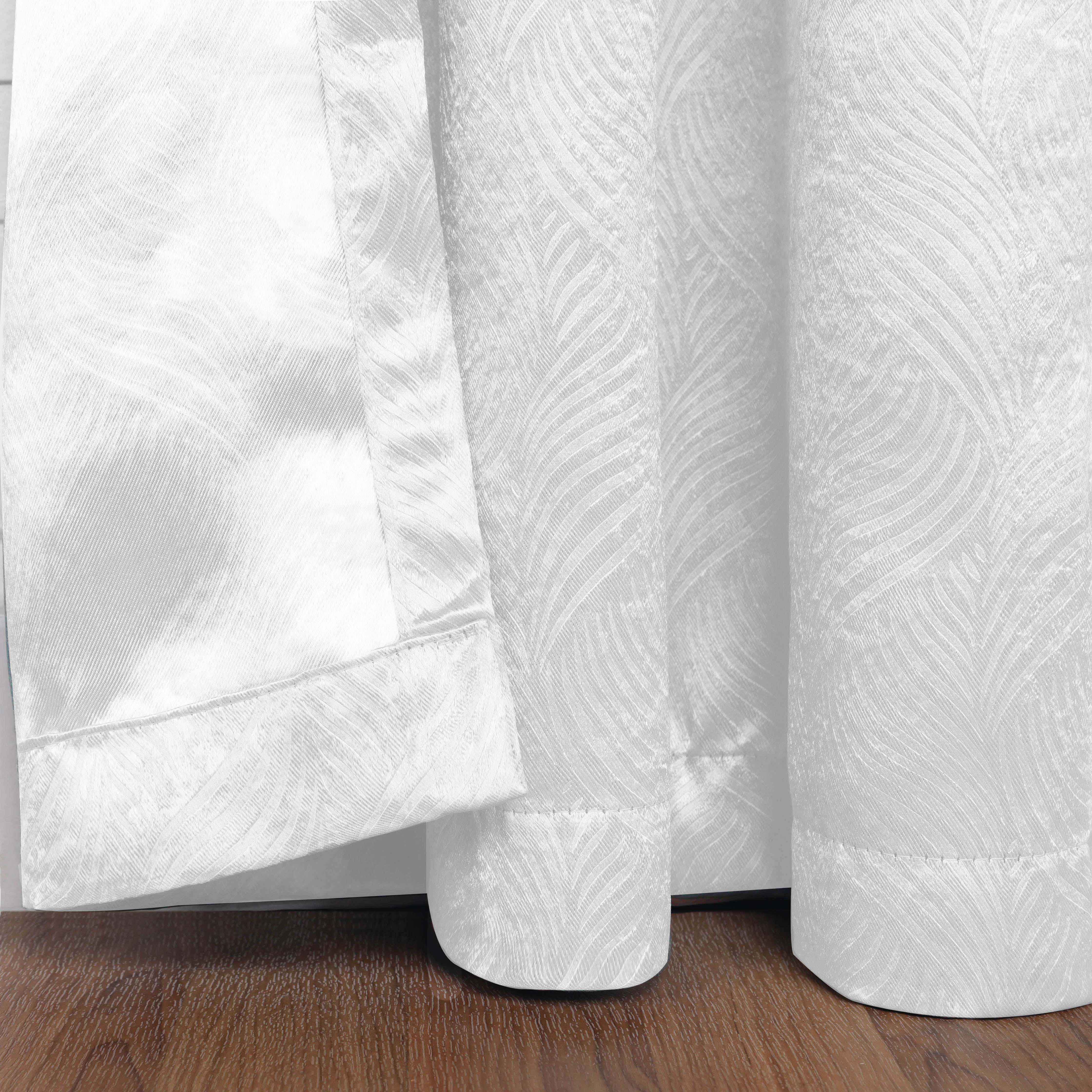 Waverly Modern Washable Blackout Curtains for Bedroom - Room Darkening Window Treatment Panels Set, Thermal Insulated Drapes for Nursery, Living Room & Home Decor