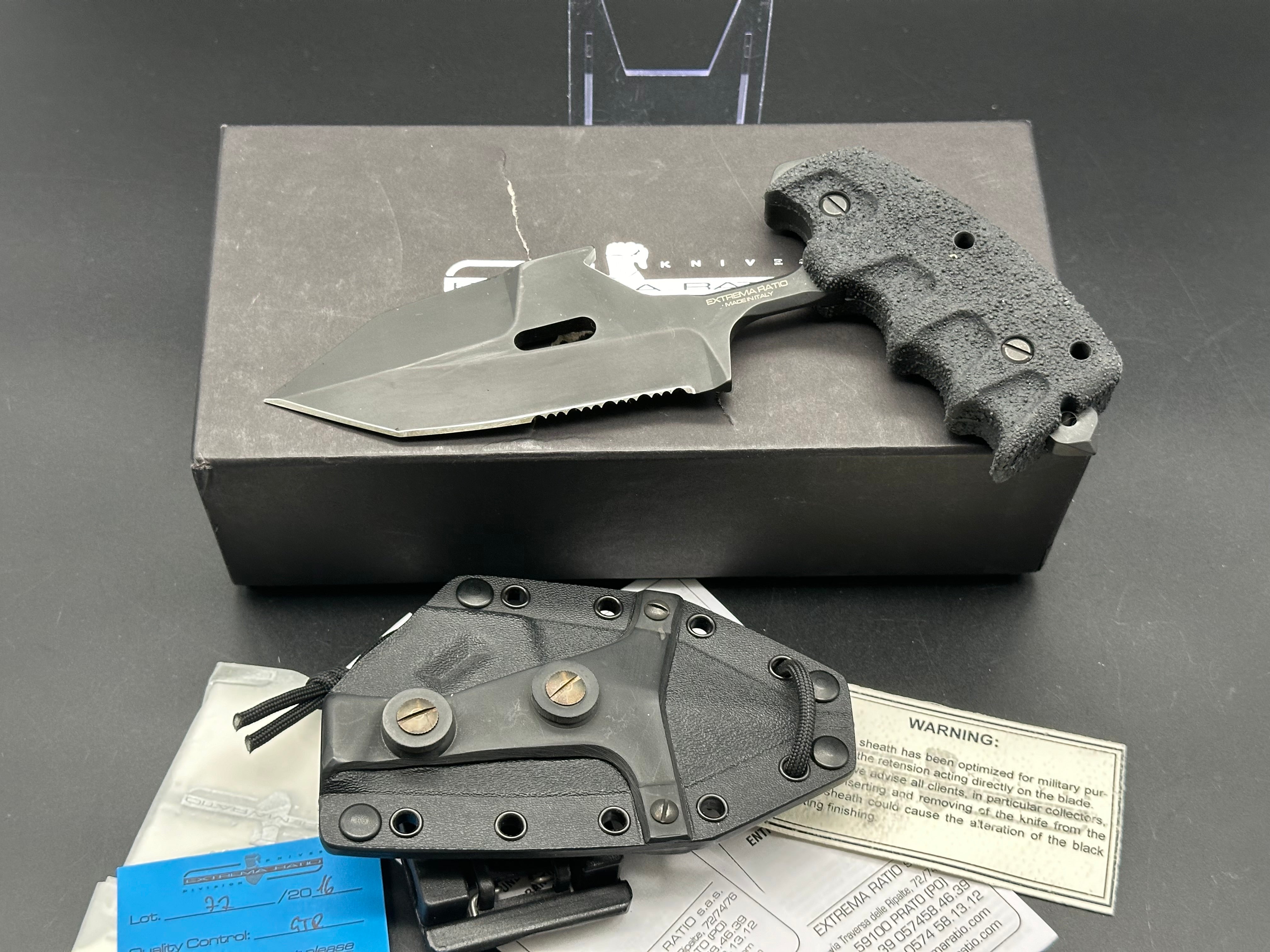 Extrema Ratio S.E.R.E 1 Tactical Fixed Blade Knife - 5.875