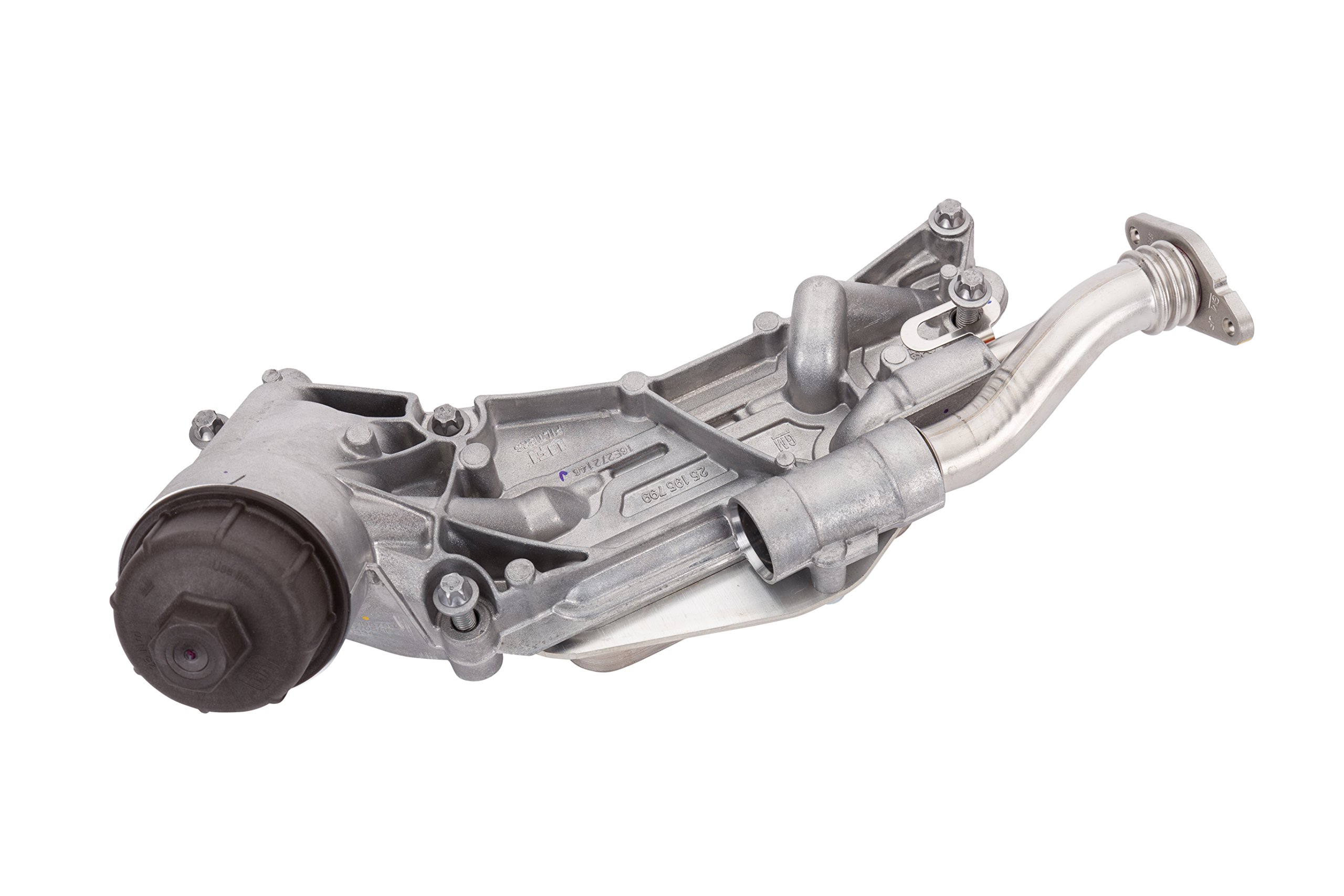 ACDelco GM Original Equipment 25195799 Engine Oil Cooler & Filter Assembly - Replacement Part for GM Vehicles, Perfect for Engine Maintenance & Performance Enhancement