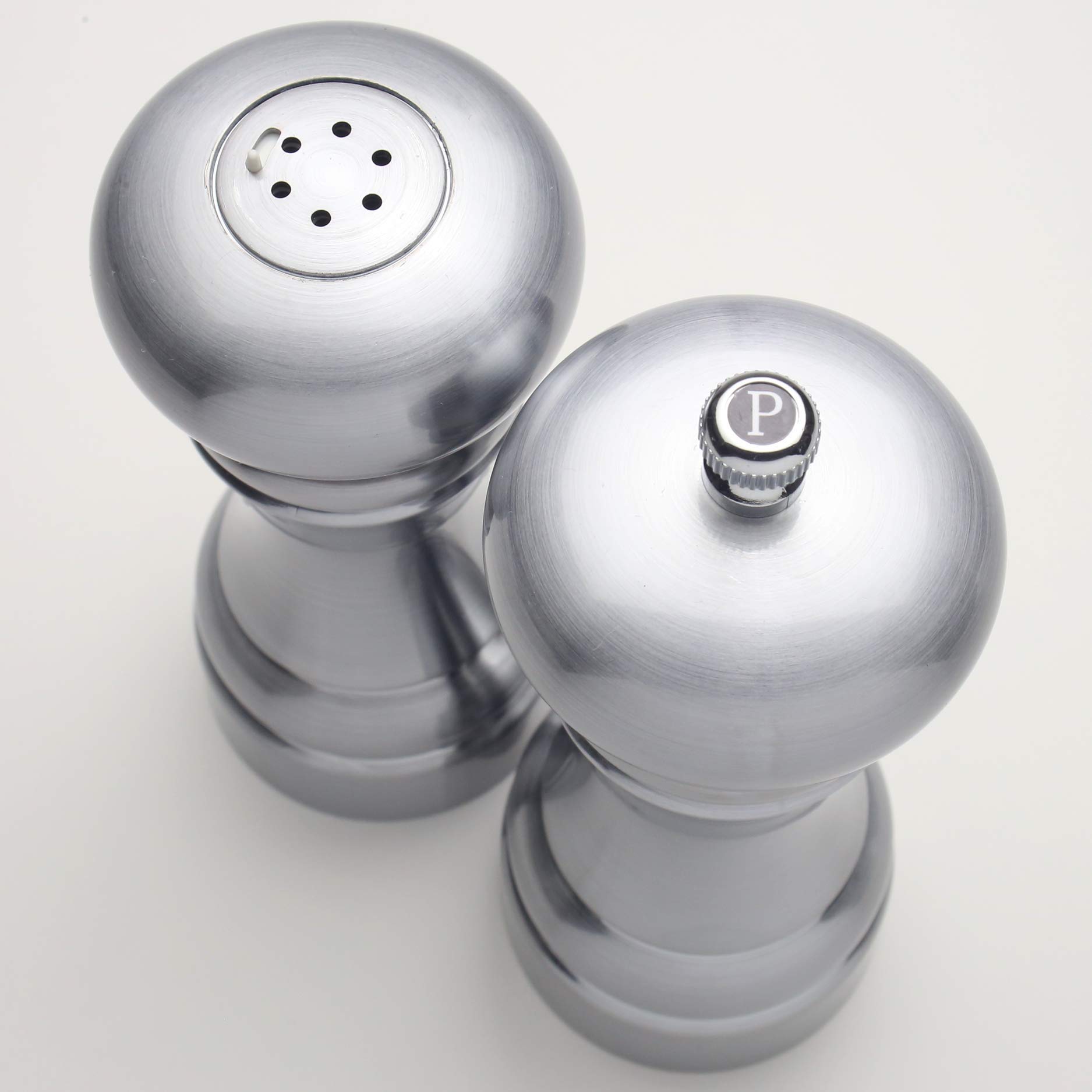 Premium 5 Inch Westin Pepper Mill and Salt Shaker Set - Chef Specialties Spice Grinder for Gourmet Cooking, Kitchen & Dining Table Seasoning Essentials
