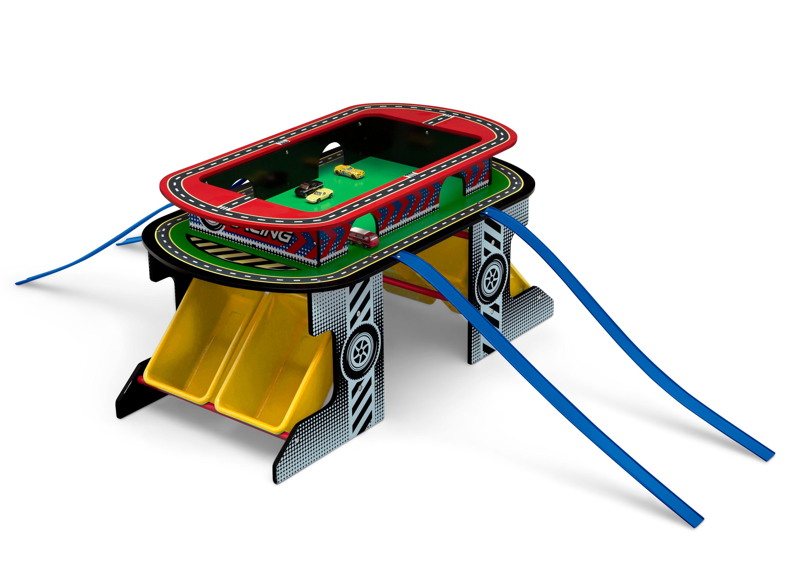 Kids Race Track Toy & Activity Play Table - Interactive Toy Car Set for Toddlers & Children - Perfect for Indoor Playrooms, Birthday Gifts & Family Game Nights