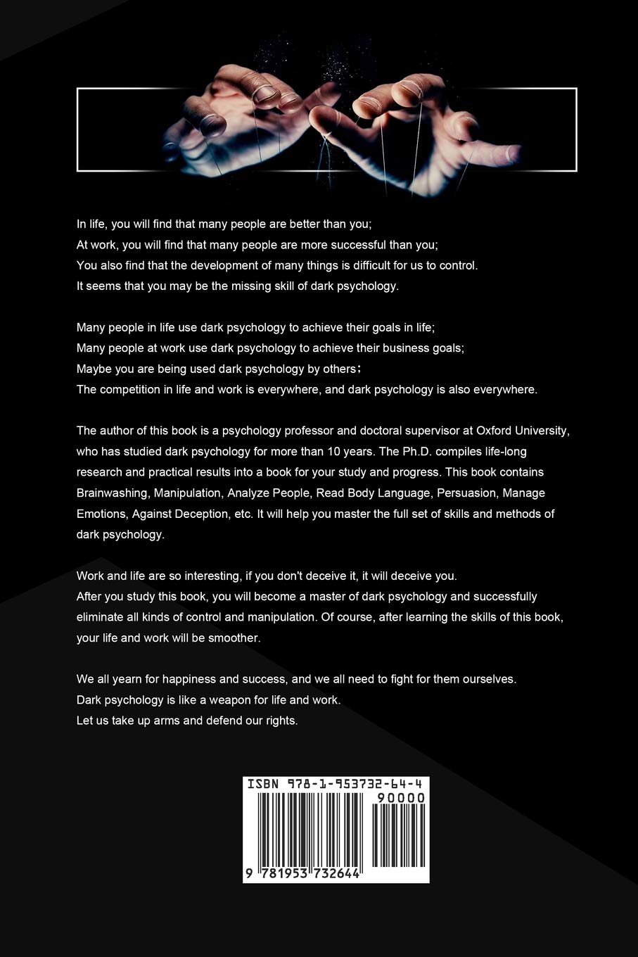 Dark Psychology, Manipulation & Body Language Guide: Learn Brainwashing Techniques, Analyze People, Read Body Language, Master Persuasion & Emotional Control - Defend Against Deception (For Relationships, Business & Self-Protection)