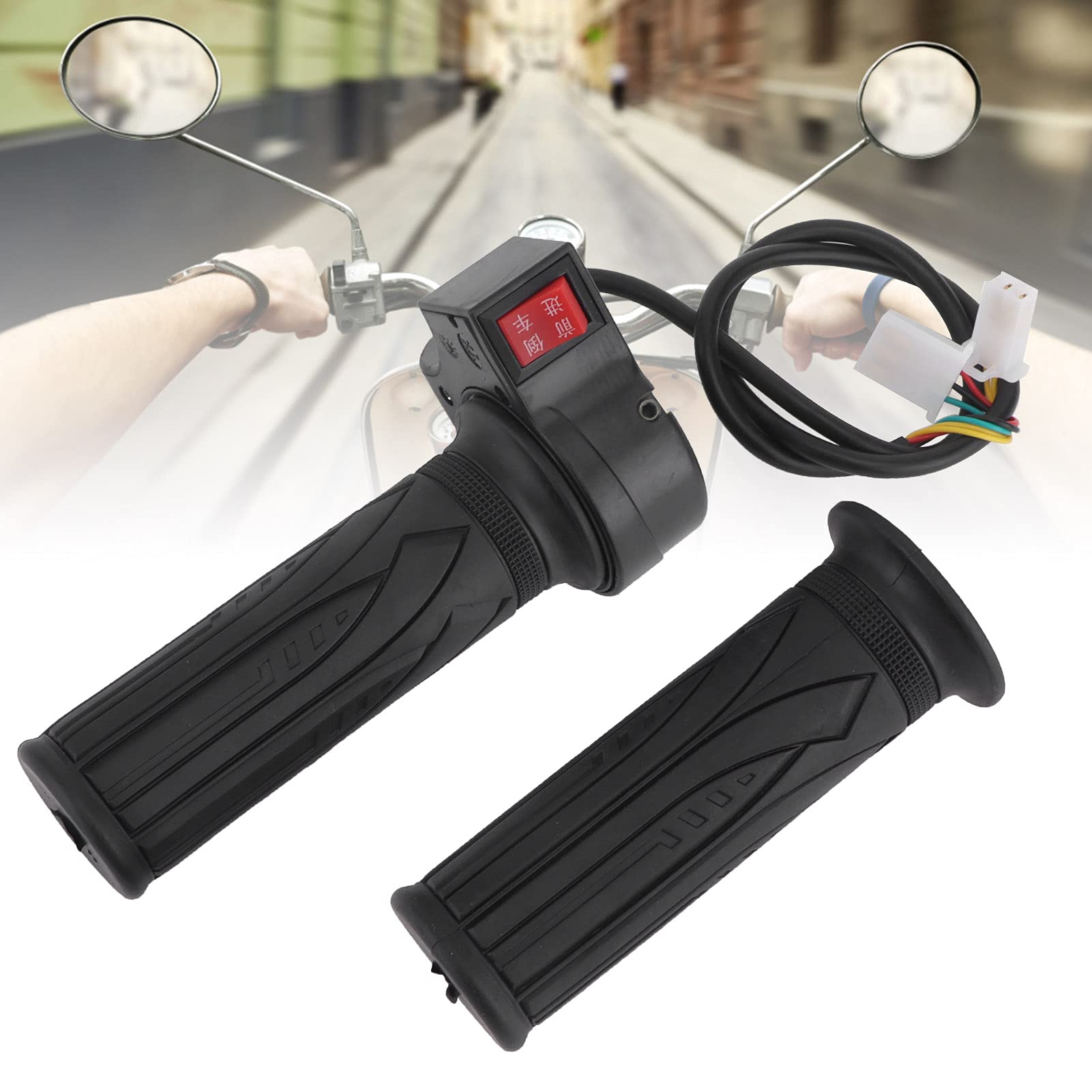 01 Throttle Handle Grip - Universal Bike Grips for Electric Bicycles, E-Trikes & Scooters - Ergonomic Design for Comfortable Riding (Perfect for Commuting, Off-Road & Urban Adventures)