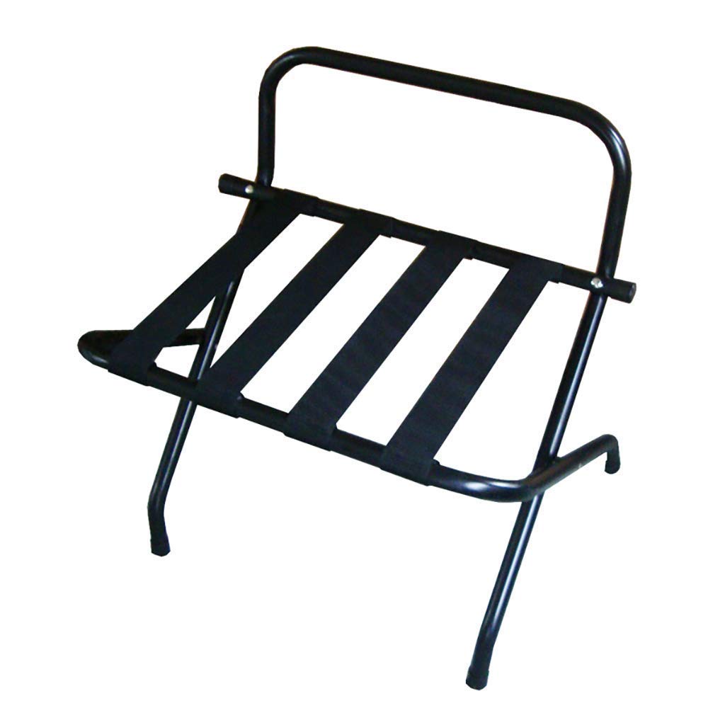 Foldable Luggage Rack with Backrest - Portable Hotel Room Storage Shelf for Suitcases, Backpacks & Closet Organization | Perfect for Travel, Dorm Rooms & Small Spaces