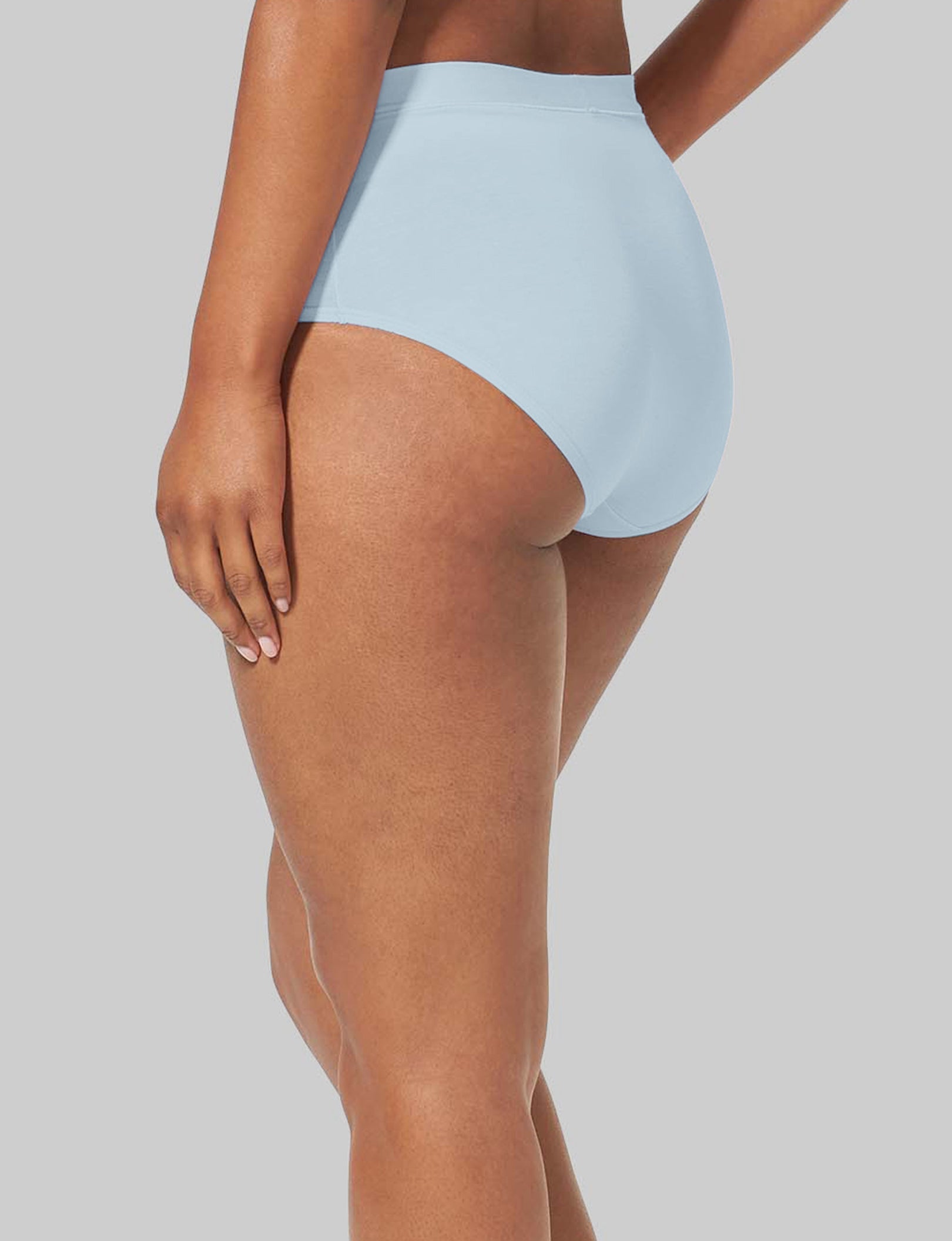 Women's High Rise Cotton Briefs - Soft, Breathable & Comfortable Underwear for Everyday Wear, Workout & Sleep