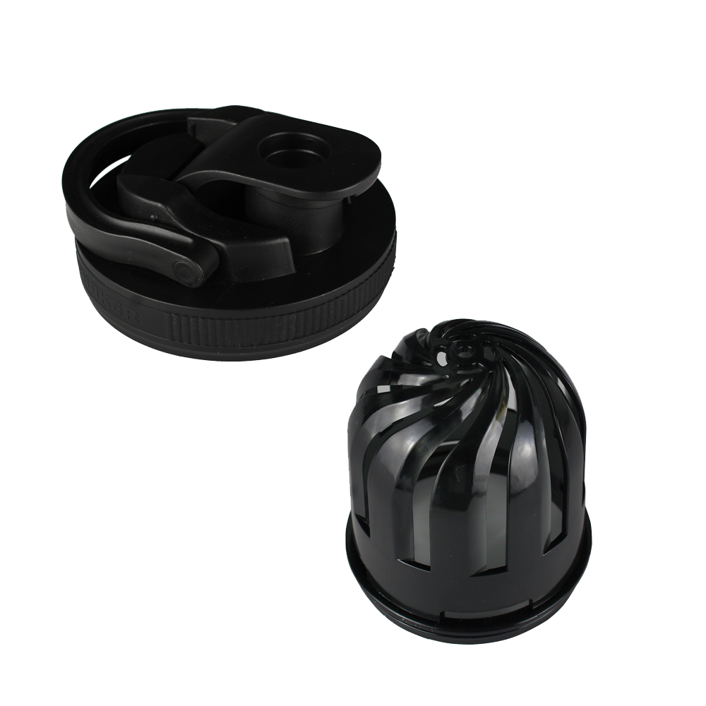 Black Lid with Black Band
